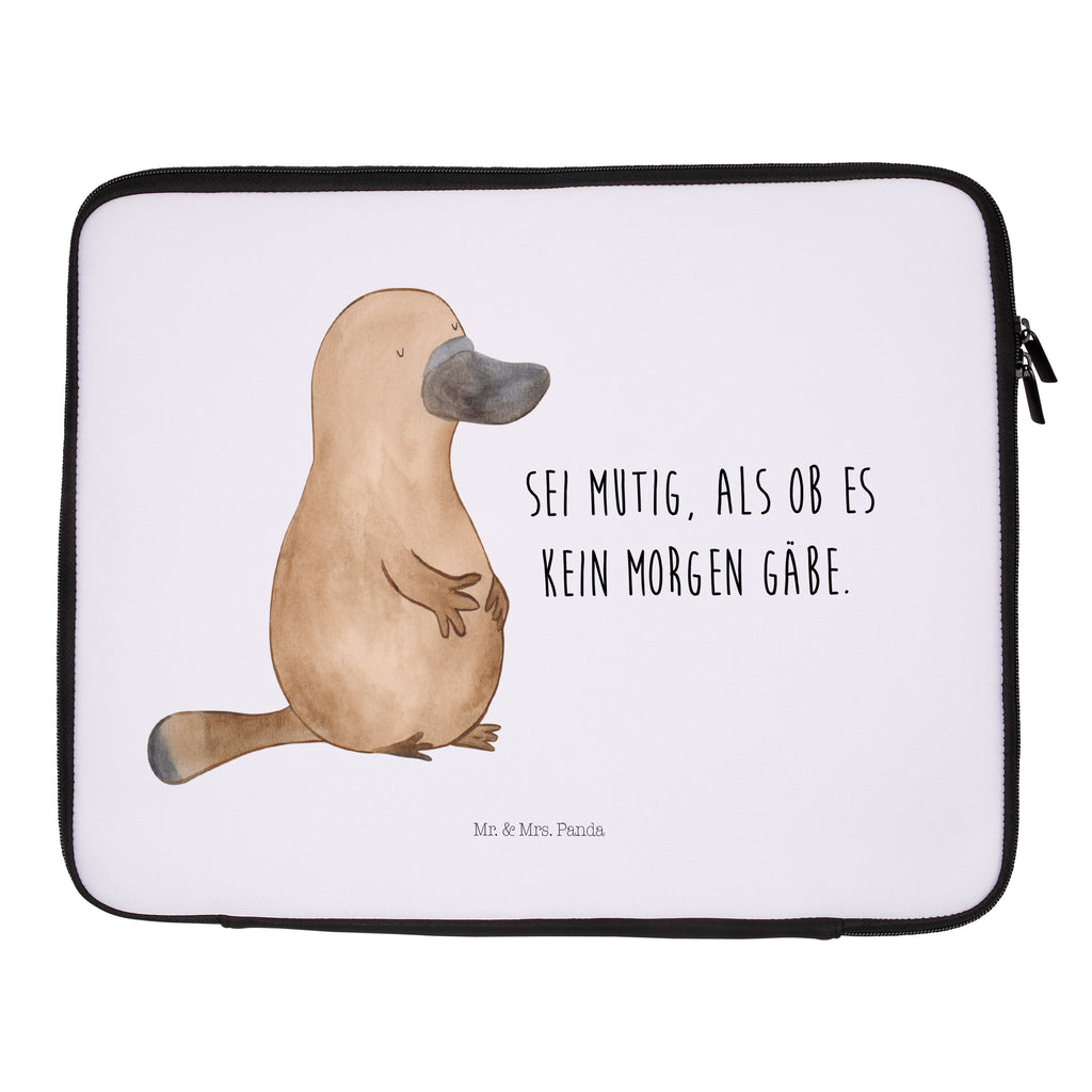 33 x 42 Notebook Tasche Schnabeltier mutig Notebook Tasche, Laptop, Computertasche, Tasche, Schutzhülle, Meerestiere, Meer, Urlaub, Schnabeltier, Mut, mutig, Lebensweisheit, Schnabeltiere, Motivation, Training, Büro, Arbeit, Neuanfang, Neustart, Weltreise, Raodtrip