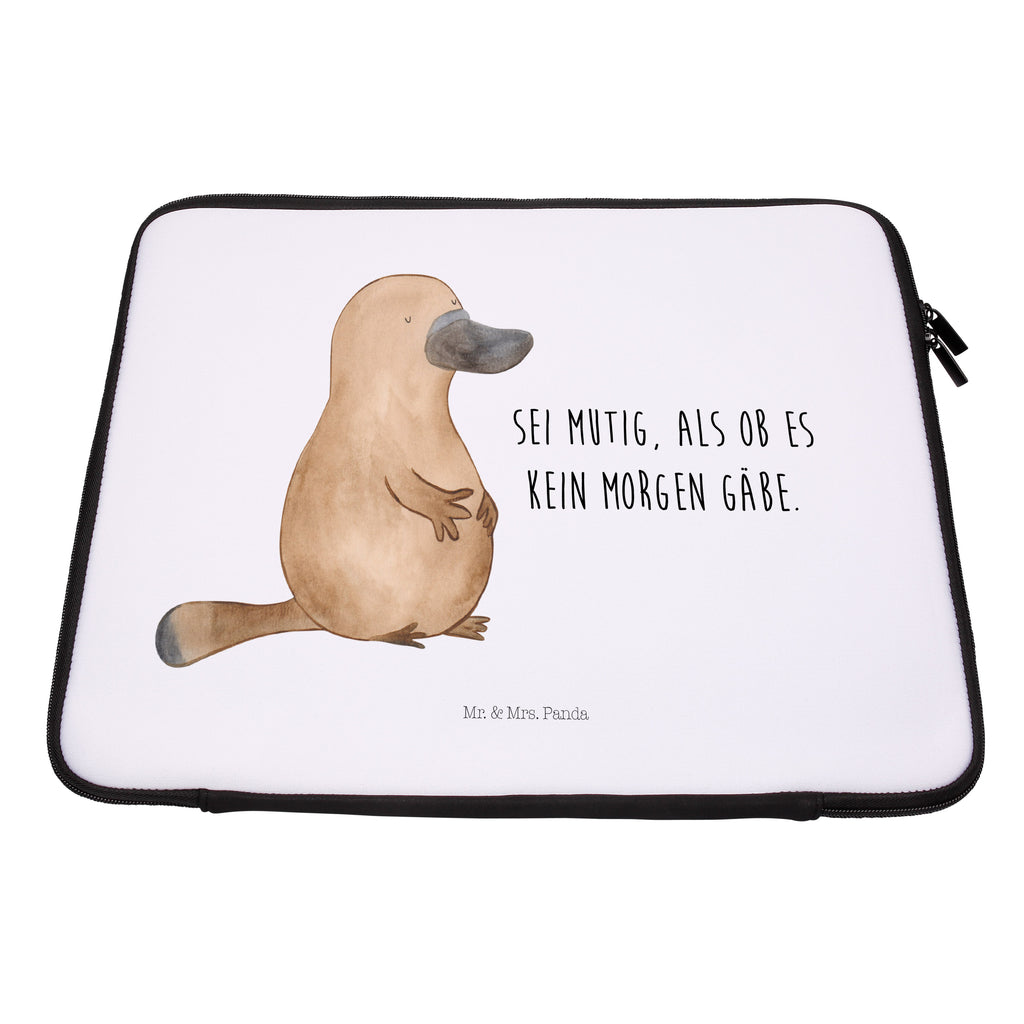 33 x 42 Notebook Tasche Schnabeltier mutig Notebook Tasche, Laptop, Computertasche, Tasche, Schutzhülle, Meerestiere, Meer, Urlaub, Schnabeltier, Mut, mutig, Lebensweisheit, Schnabeltiere, Motivation, Training, Büro, Arbeit, Neuanfang, Neustart, Weltreise, Raodtrip