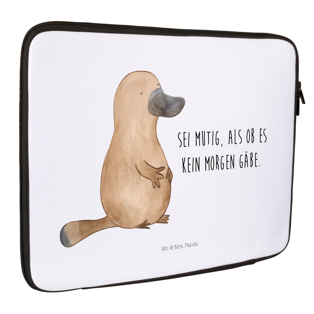 33 x 42 Notebook Tasche Schnabeltier mutig Notebook Tasche, Laptop, Computertasche, Tasche, Schutzhülle, Meerestiere, Meer, Urlaub, Schnabeltier, Mut, mutig, Lebensweisheit, Schnabeltiere, Motivation, Training, Büro, Arbeit, Neuanfang, Neustart, Weltreise, Raodtrip