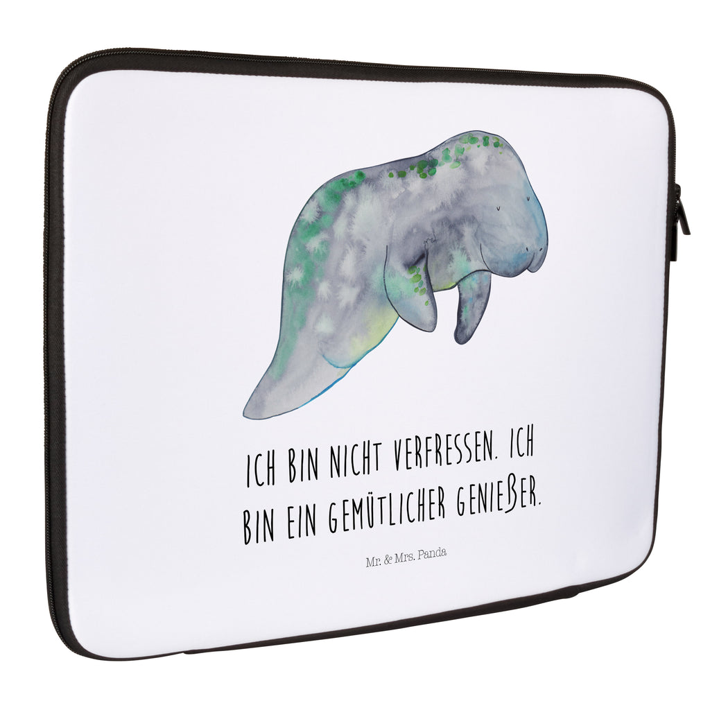27 x 36 Notebook Tasche  Seekuh chillt Notebook Tasche, Laptop, Computertasche, Tasche, Damen, Schutzhülle, Meerestiere, Meer, Urlaub, Seekuh, Seekühe, Diät, Abnehmen, Zucker, Diätwahn, Essen, Süßigkeiten