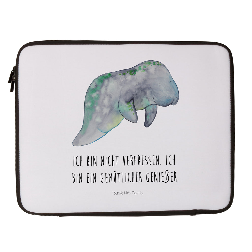 27 x 36 Notebook Tasche  Seekuh chillt Notebook Tasche, Laptop, Computertasche, Tasche, Damen, Schutzhülle, Meerestiere, Meer, Urlaub, Seekuh, Seekühe, Diät, Abnehmen, Zucker, Diätwahn, Essen, Süßigkeiten