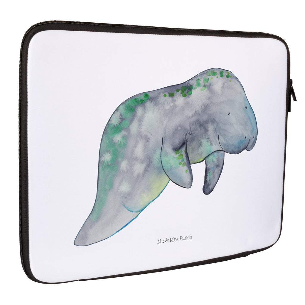 27 x 36 Notebook Tasche  Seekuh chillt Notebook Tasche, Laptop, Computertasche, Tasche, Damen, Schutzhülle, Meerestiere, Meer, Urlaub, Seekuh, Seekühe, Diät, Abnehmen, Zucker, Diätwahn, Essen, Süßigkeiten
