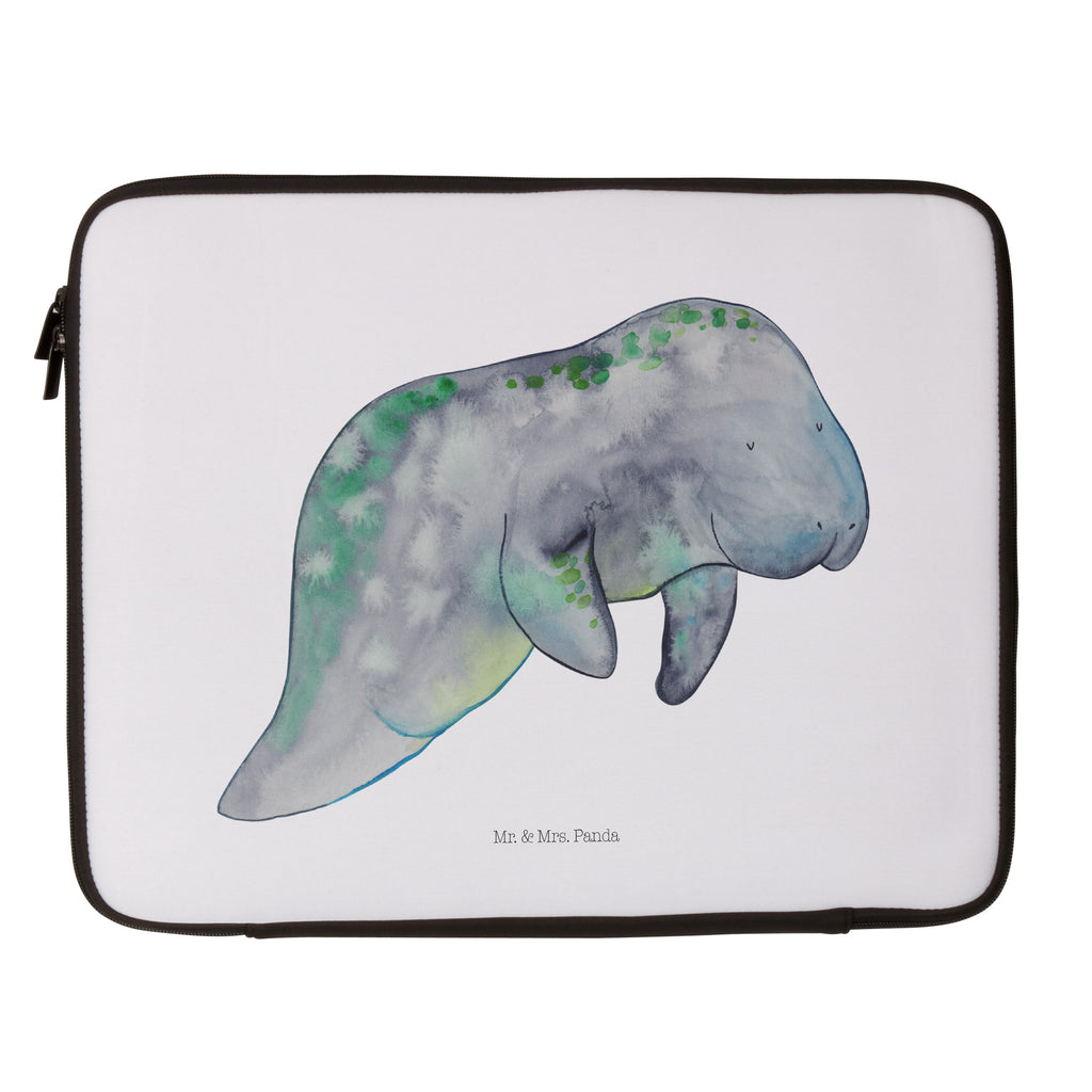27 x 36 Notebook Tasche  Seekuh chillt Notebook Tasche, Laptop, Computertasche, Tasche, Damen, Schutzhülle, Meerestiere, Meer, Urlaub, Seekuh, Seekühe, Diät, Abnehmen, Zucker, Diätwahn, Essen, Süßigkeiten