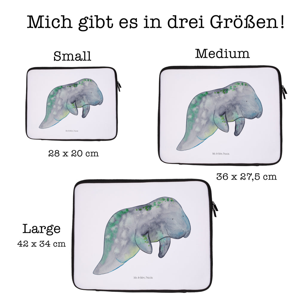 27 x 36 Notebook Tasche  Seekuh chillt Notebook Tasche, Laptop, Computertasche, Tasche, Damen, Schutzhülle, Meerestiere, Meer, Urlaub, Seekuh, Seekühe, Diät, Abnehmen, Zucker, Diätwahn, Essen, Süßigkeiten