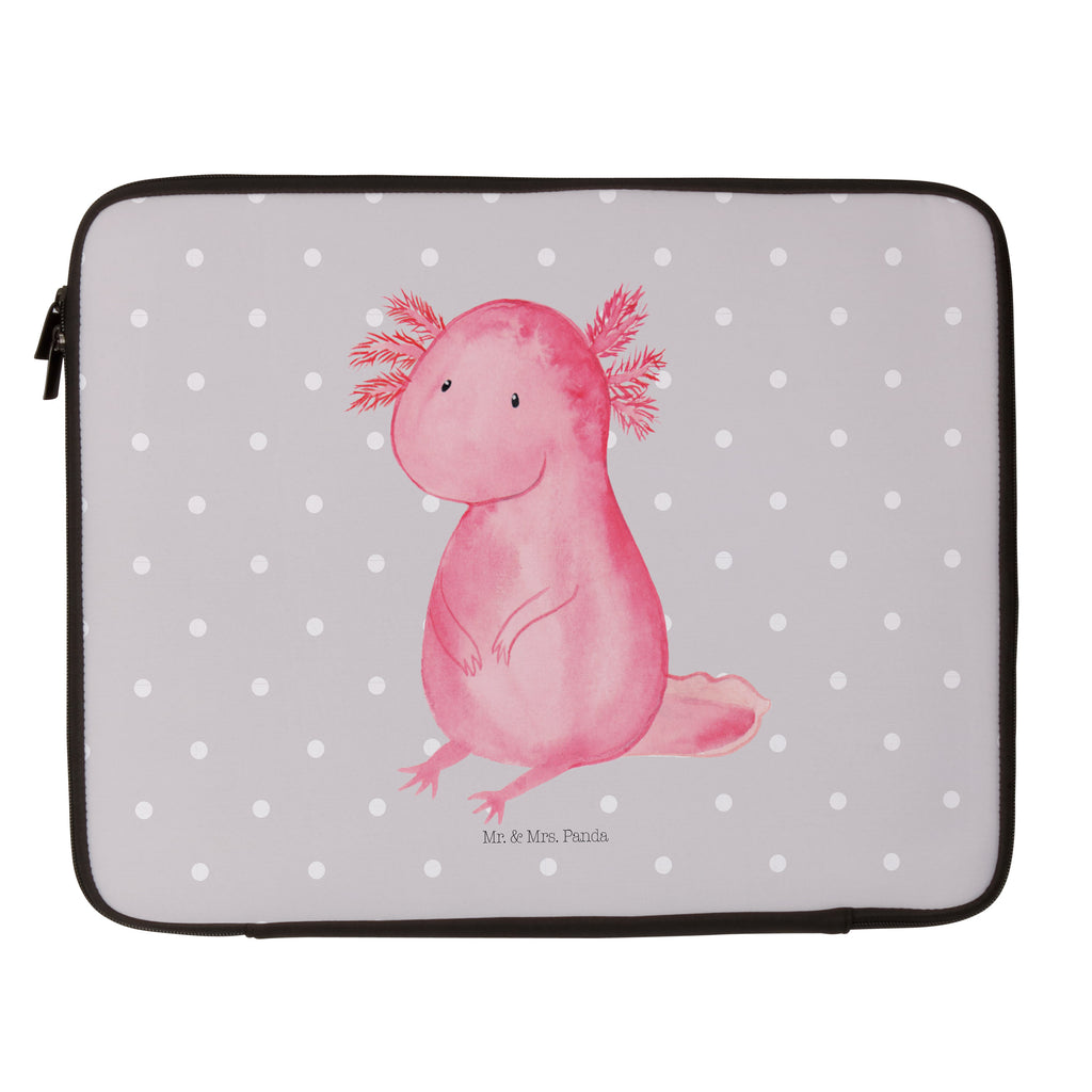 27 x 36 Notebook Tasche  Axolotl Notebook Tasche, Laptop, Computertasche, Tasche, Damen, Schutzhülle, Axolotl, Molch, Axolot, vergnügt, fröhlich, zufrieden, Lebensstil, Weisheit, Lebensweisheit, Liebe, Freundin