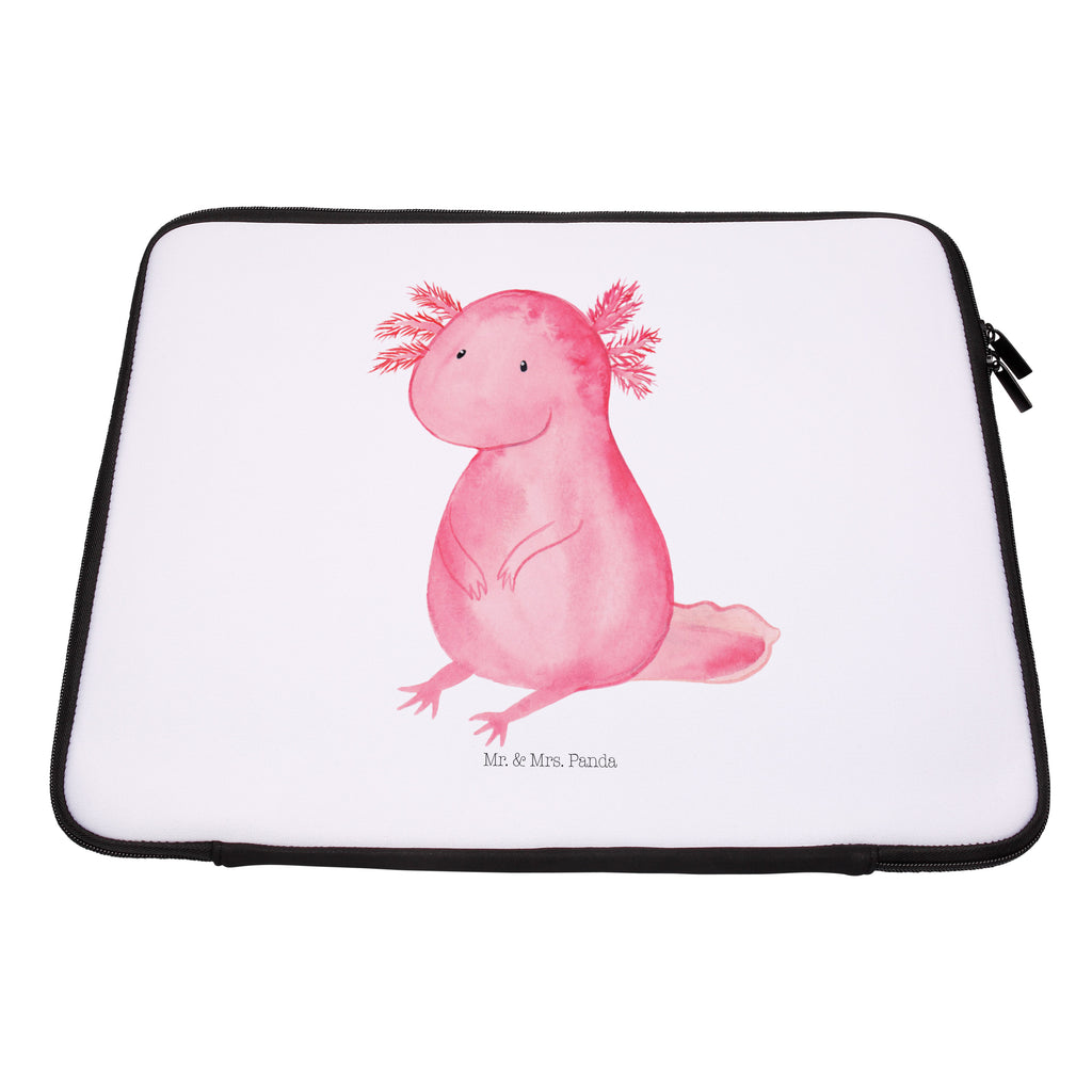 27 x 36 Notebook Tasche  Axolotl Notebook Tasche, Laptop, Computertasche, Tasche, Damen, Schutzhülle, Axolotl, Molch, Axolot, vergnügt, fröhlich, zufrieden, Lebensstil, Weisheit, Lebensweisheit, Liebe, Freundin
