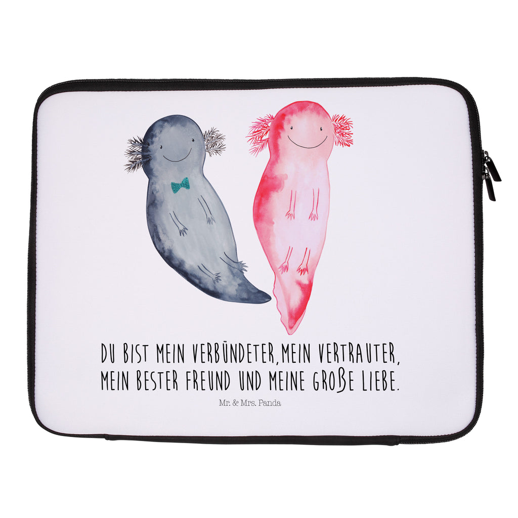 20 x 28 Notebook Tasche  Axolotl Axel+Lotte Notebook Tasche, Laptop, Computertasche, Tasche, Axolotl, Molch, Axolot, Schwanzlurch, Lurch, Lurche, Liebe, große Liebe, Liebesbeweis, Freund, Verlobter, Ehemann, Jahrestag, Valentinstag