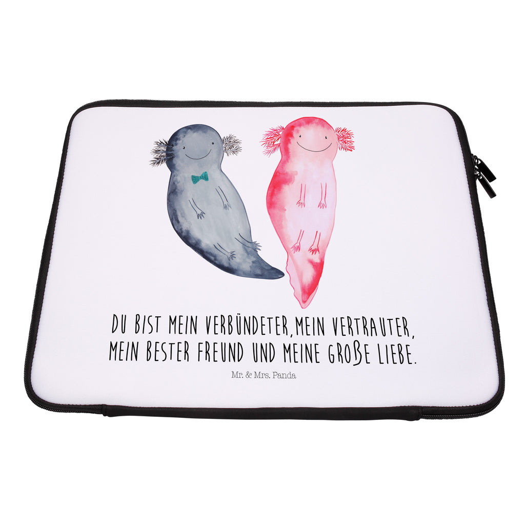 20 x 28 Notebook Tasche  Axolotl Axel+Lotte Notebook Tasche, Laptop, Computertasche, Tasche, Axolotl, Molch, Axolot, Schwanzlurch, Lurch, Lurche, Liebe, große Liebe, Liebesbeweis, Freund, Verlobter, Ehemann, Jahrestag, Valentinstag