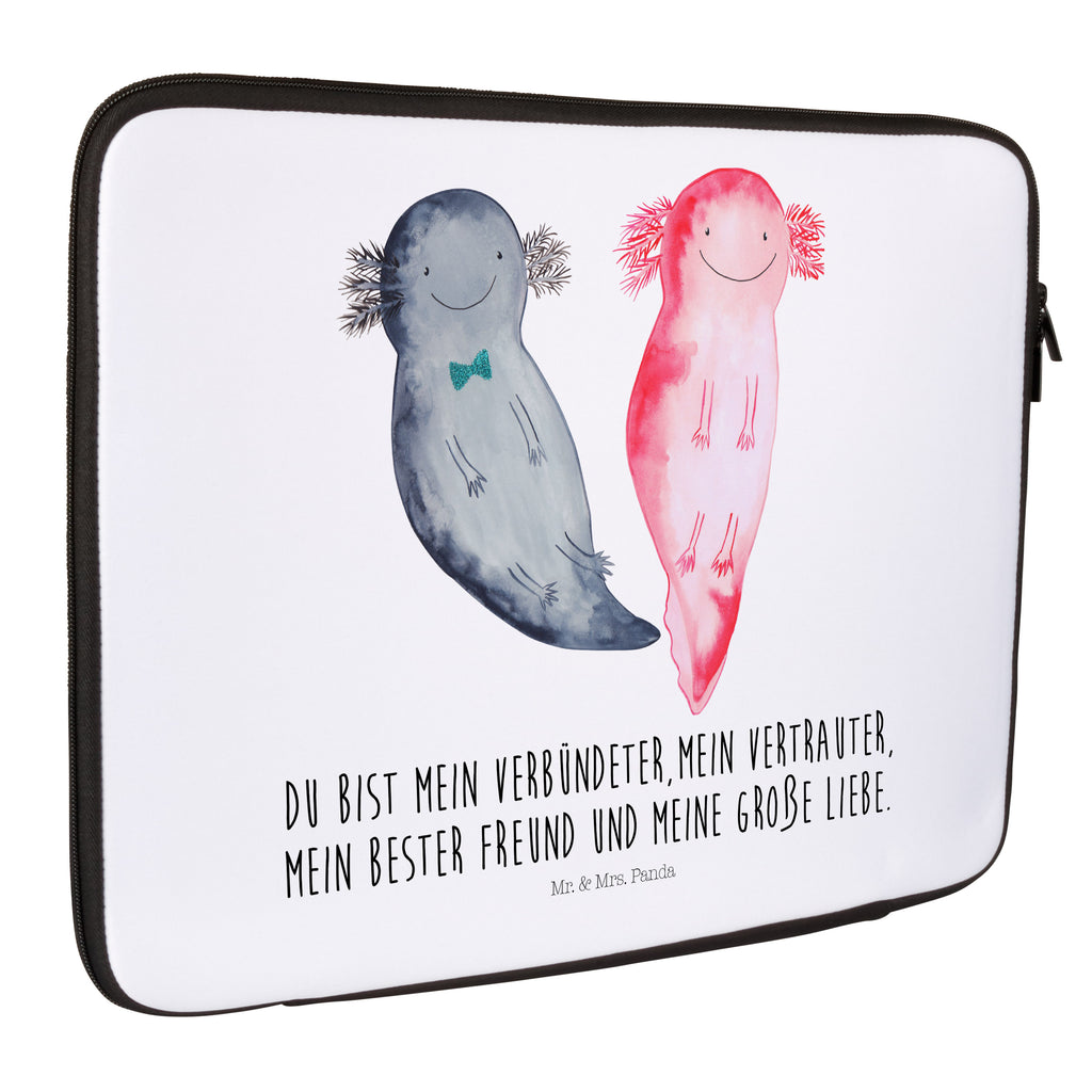 20 x 28 Notebook Tasche  Axolotl Axel+Lotte Notebook Tasche, Laptop, Computertasche, Tasche, Axolotl, Molch, Axolot, Schwanzlurch, Lurch, Lurche, Liebe, große Liebe, Liebesbeweis, Freund, Verlobter, Ehemann, Jahrestag, Valentinstag