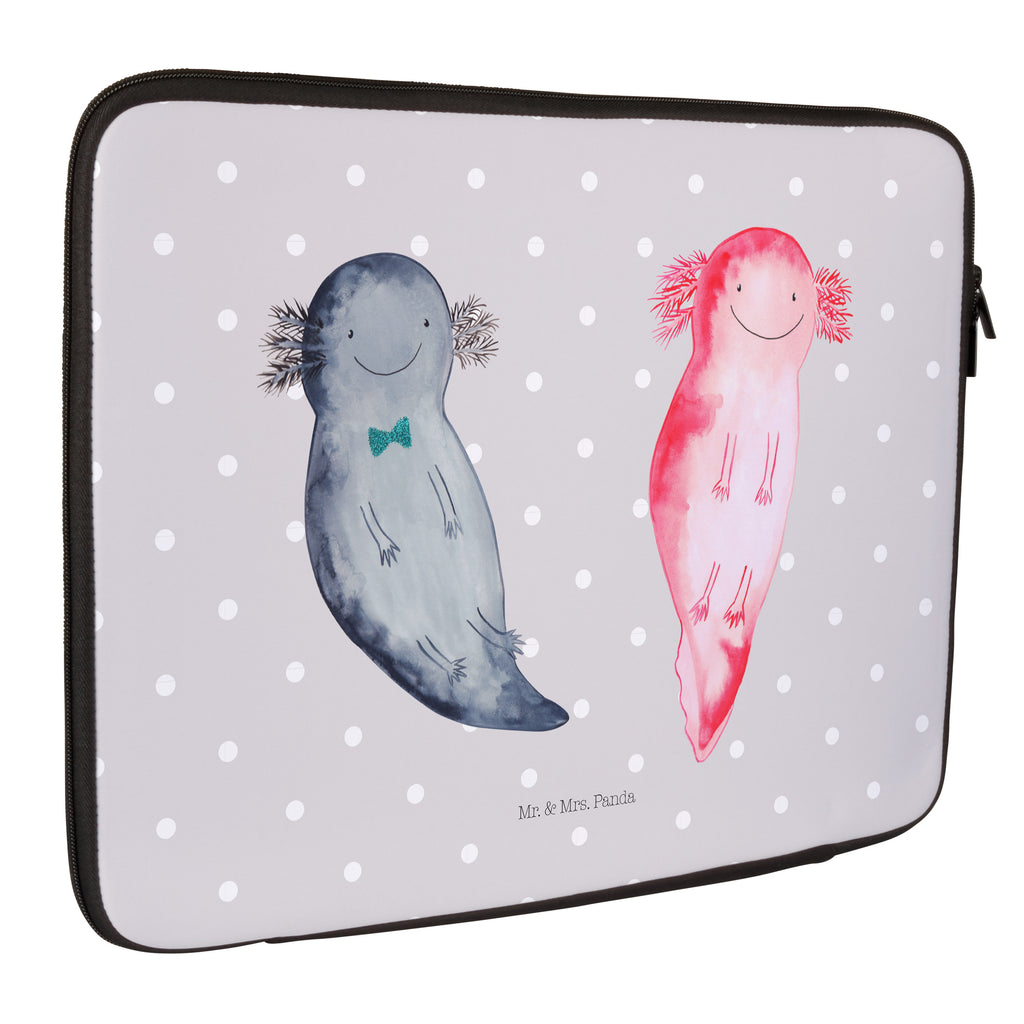 20 x 28 Notebook Tasche  Axolotl Axel+Lotte Notebook Tasche, Laptop, Computertasche, Tasche, Axolotl, Molch, Axolot, Schwanzlurch, Lurch, Lurche, Liebe, große Liebe, Liebesbeweis, Freund, Verlobter, Ehemann, Jahrestag, Valentinstag
