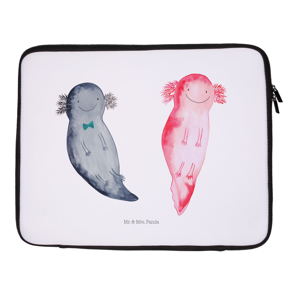 20 x 28 Notebook Tasche  Axolotl Axel+Lotte Notebook Tasche, Laptop, Computertasche, Tasche, Axolotl, Molch, Axolot, Schwanzlurch, Lurch, Lurche, Liebe, große Liebe, Liebesbeweis, Freund, Verlobter, Ehemann, Jahrestag, Valentinstag