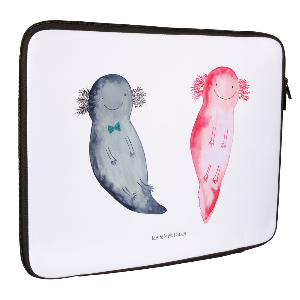 20 x 28 Notebook Tasche  Axolotl Axel+Lotte Notebook Tasche, Laptop, Computertasche, Tasche, Axolotl, Molch, Axolot, Schwanzlurch, Lurch, Lurche, Liebe, große Liebe, Liebesbeweis, Freund, Verlobter, Ehemann, Jahrestag, Valentinstag