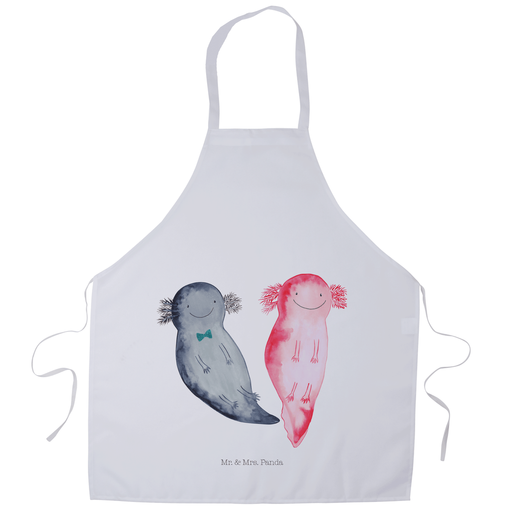 Kochschürze Axolotl Axel+Lotte Schürze, Backschürze, Küchenschürze, Grillschürze, Latzschürze, Axolotl, Molch, Axolot, Schwanzlurch, Lurch, Lurche, Liebe, große Liebe, Liebesbeweis, Freund, Verlobter, Ehemann, Jahrestag, Valentinstag