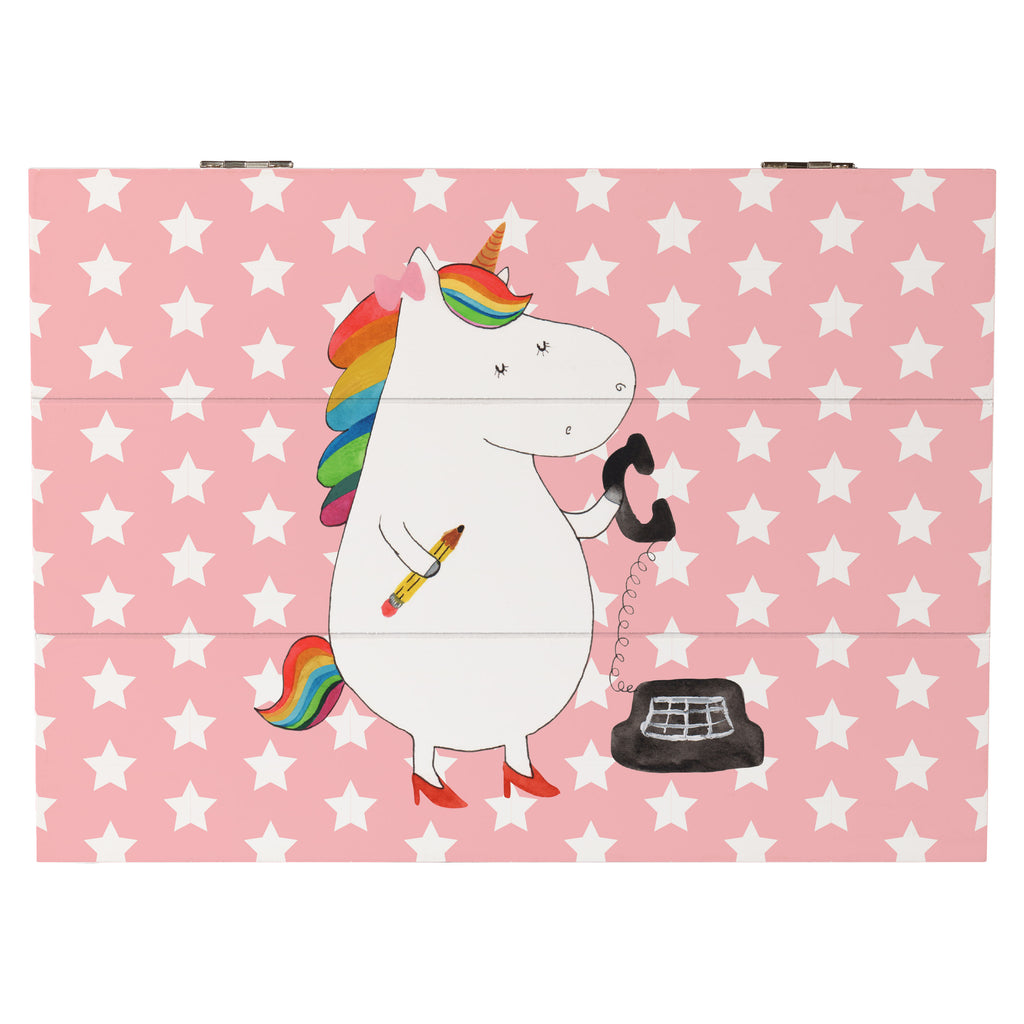 Holzkiste Einhorn Sekretärin Holzkiste, Kiste, Schatzkiste, Truhe, Schatulle, XXL, Erinnerungsbox, Erinnerungskiste, Dekokiste, Aufbewahrungsbox, Einhorn, Einhörner, Einhorn Deko, Pegasus, Unicorn, Sekretärin, Büro, Rechtsanwältin, Rechtsanwaltsgehilfin, Steuerbüro, Steuerkanzlei, Bürokraft, Bürohilfe