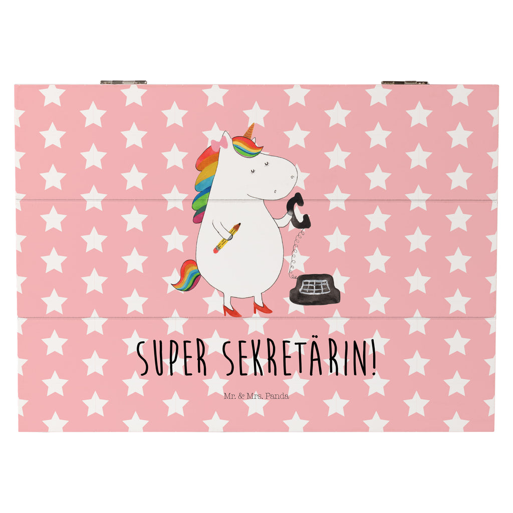 Holzkiste Einhorn Sekretärin Holzkiste, Kiste, Schatzkiste, Truhe, Schatulle, XXL, Erinnerungsbox, Erinnerungskiste, Dekokiste, Aufbewahrungsbox, Einhorn, Einhörner, Einhorn Deko, Pegasus, Unicorn, Sekretärin, Büro, Rechtsanwältin, Rechtsanwaltsgehilfin, Steuerbüro, Steuerkanzlei, Bürokraft, Bürohilfe