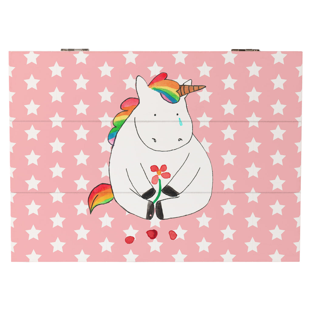 Holzkiste Einhorn Traurig Holzkiste, Kiste, Schatzkiste, Truhe, Schatulle, XXL, Erinnerungsbox, Erinnerungskiste, Dekokiste, Aufbewahrungsbox, Einhorn, Einhörner, Einhorn Deko, Pegasus, Unicorn, Glitzer, Trösten. Freundschaft, Freunde, Liebe, Trauer, Grußkarte, Blume