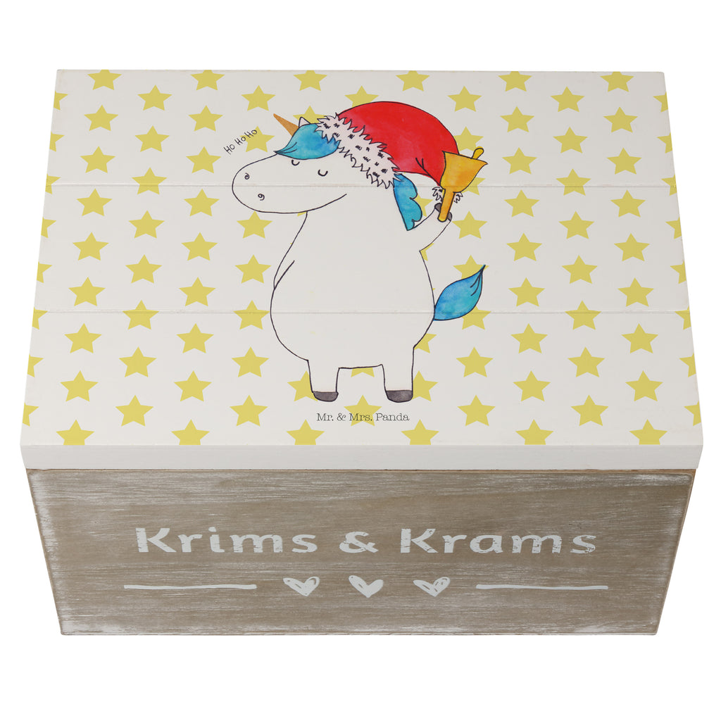 Holzkiste Einhorn Weihnachtsmann Holzkiste, Kiste, Schatzkiste, Truhe, Schatulle, XXL, Erinnerungsbox, Erinnerungskiste, Dekokiste, Aufbewahrungsbox, Einhorn, Einhörner, Einhorn Deko, Pegasus, Unicorn, Gin, Schokolade, Schoki, Weihnachten, Weihnachtsmann, Nikolaus, Wunschzettel, Wunschliste, Feenstaub