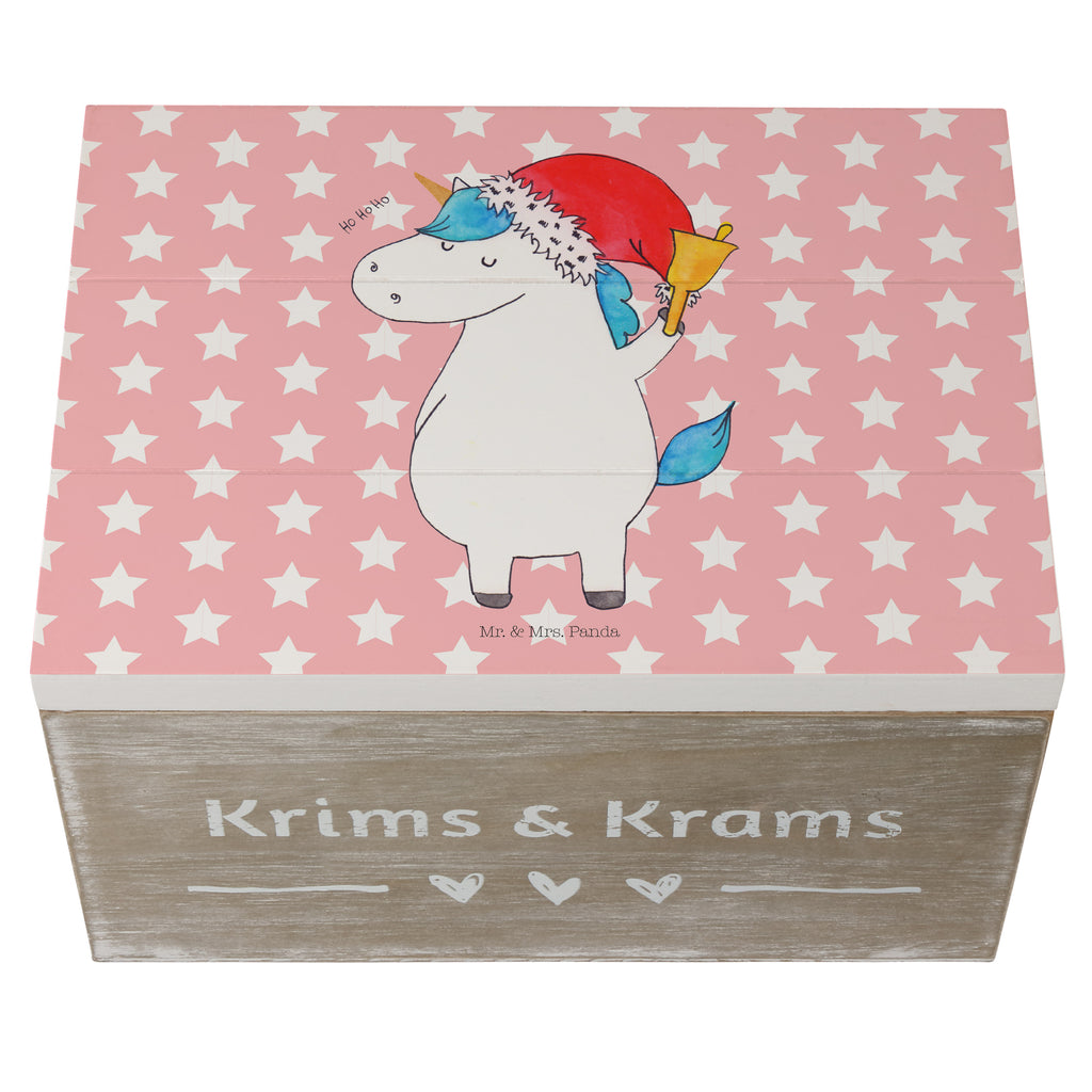Holzkiste Einhorn Weihnachtsmann Holzkiste, Kiste, Schatzkiste, Truhe, Schatulle, XXL, Erinnerungsbox, Erinnerungskiste, Dekokiste, Aufbewahrungsbox, Einhorn, Einhörner, Einhorn Deko, Pegasus, Unicorn, Gin, Schokolade, Schoki, Weihnachten, Weihnachtsmann, Nikolaus, Wunschzettel, Wunschliste, Feenstaub