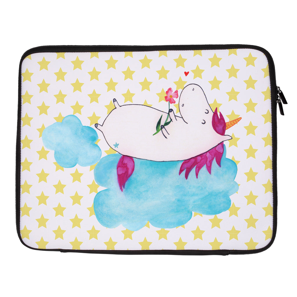 33 x 42 Notebook Tasche Einhorn verliebt auf Wolke Notebook Tasche, Laptop, Computertasche, Tasche, Schutzhülle, Einhorn, Einhörner, Einhorn Deko, Pegasus, Unicorn, verliebt, Liebe, Liebesbeweis, Freundin, Wolke