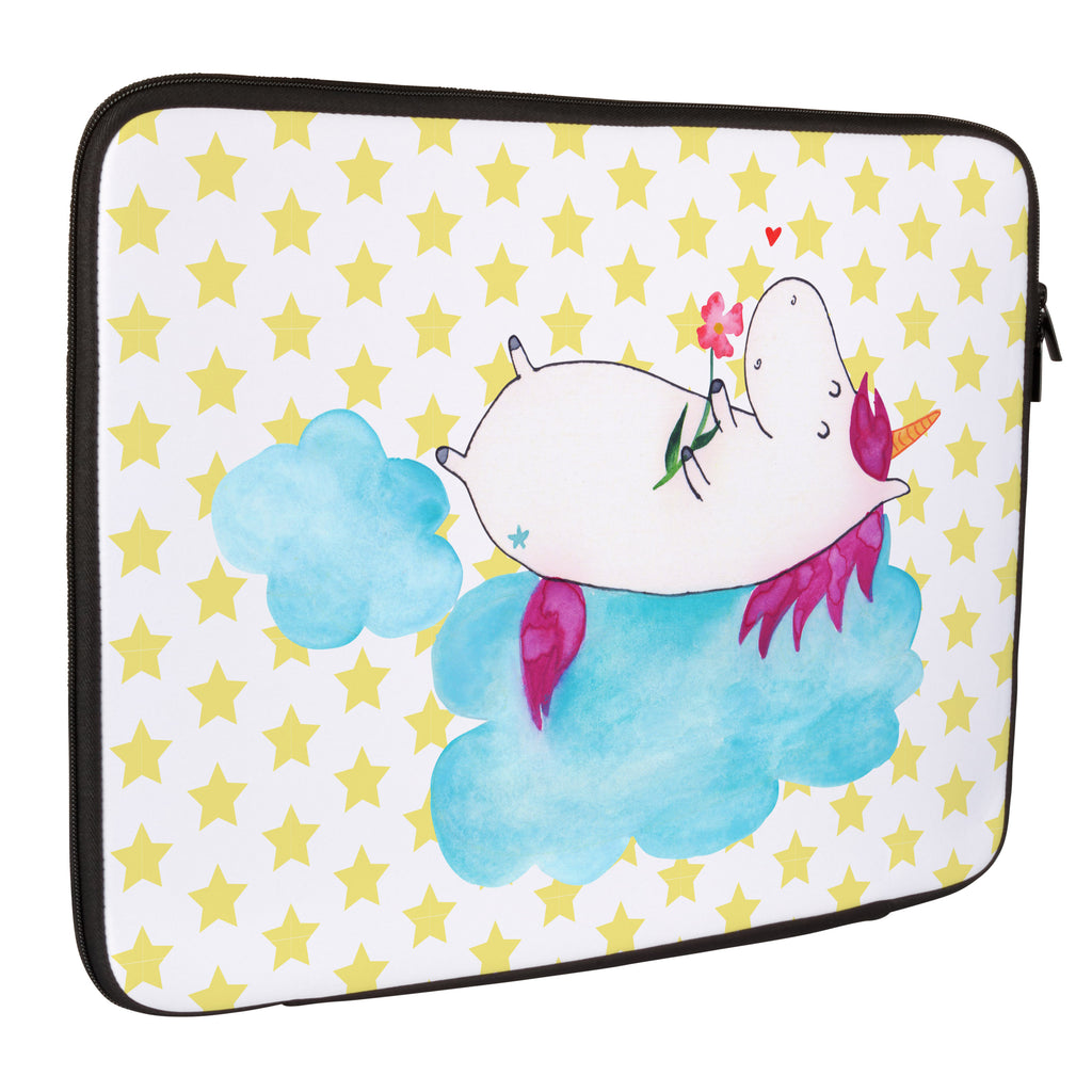 33 x 42 Notebook Tasche Einhorn verliebt auf Wolke Notebook Tasche, Laptop, Computertasche, Tasche, Schutzhülle, Einhorn, Einhörner, Einhorn Deko, Pegasus, Unicorn, verliebt, Liebe, Liebesbeweis, Freundin, Wolke