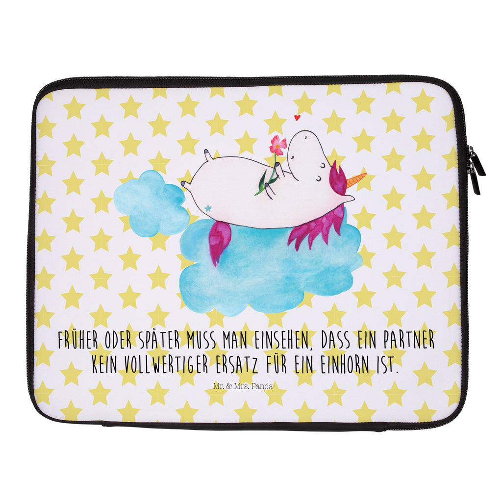 33 x 42 Notebook Tasche Einhorn verliebt auf Wolke Notebook Tasche, Laptop, Computertasche, Tasche, Schutzhülle, Einhorn, Einhörner, Einhorn Deko, Pegasus, Unicorn, verliebt, Liebe, Liebesbeweis, Freundin, Wolke
