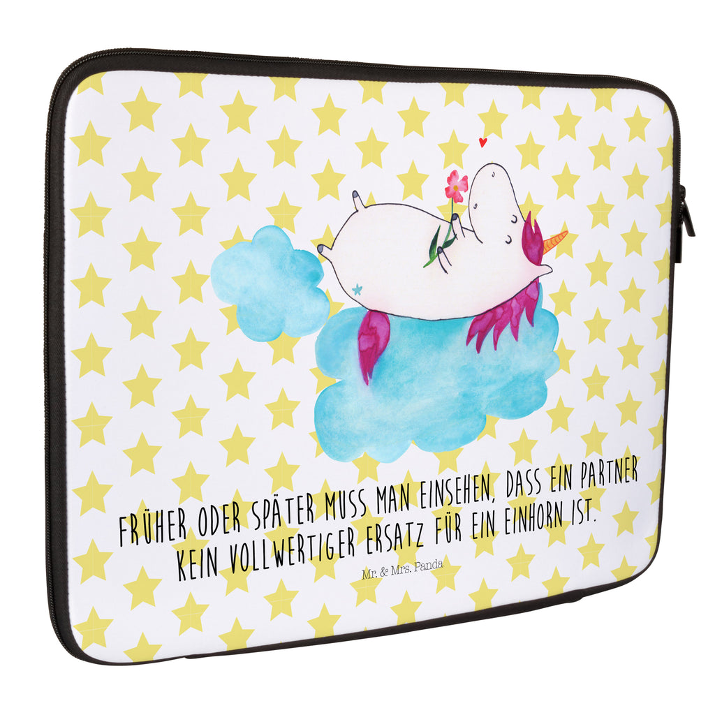 33 x 42 Notebook Tasche Einhorn verliebt auf Wolke Notebook Tasche, Laptop, Computertasche, Tasche, Schutzhülle, Einhorn, Einhörner, Einhorn Deko, Pegasus, Unicorn, verliebt, Liebe, Liebesbeweis, Freundin, Wolke