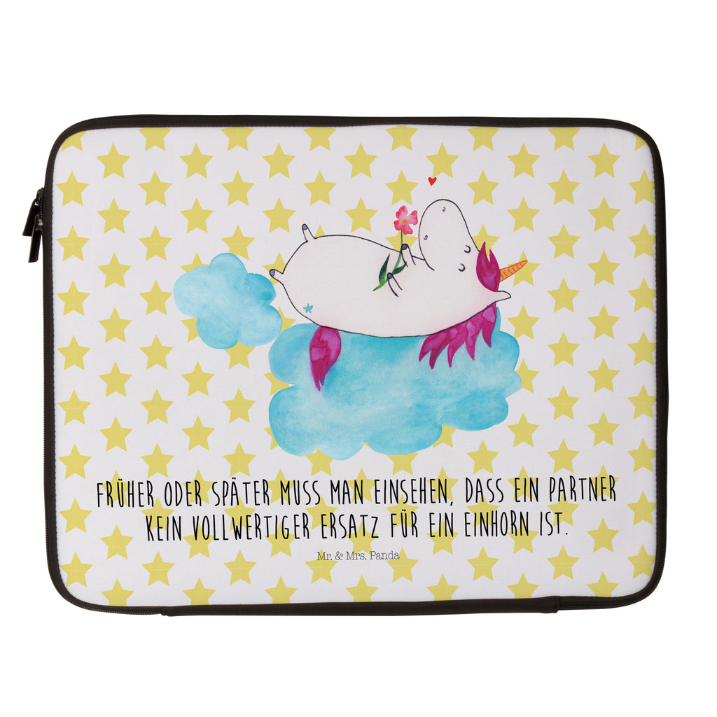 33 x 42 Notebook Tasche Einhorn verliebt auf Wolke Notebook Tasche, Laptop, Computertasche, Tasche, Schutzhülle, Einhorn, Einhörner, Einhorn Deko, Pegasus, Unicorn, verliebt, Liebe, Liebesbeweis, Freundin, Wolke