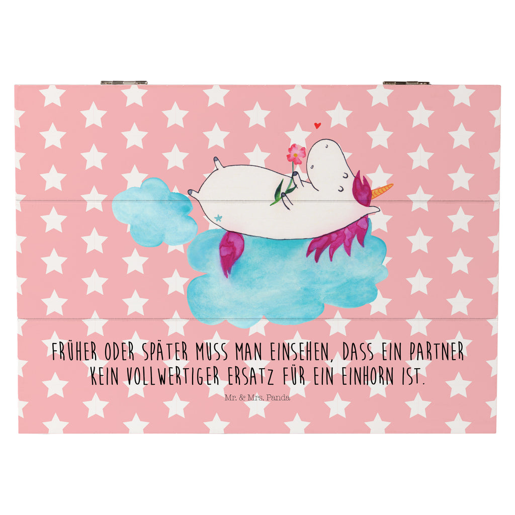 Holzkiste Einhorn verliebt auf Wolke Holzkiste, Kiste, Schatzkiste, Truhe, Schatulle, XXL, Erinnerungsbox, Erinnerungskiste, Dekokiste, Aufbewahrungsbox, Einhorn, Einhörner, Einhorn Deko, Pegasus, Unicorn, verliebt, Liebe, Liebesbeweis, Freundin, Wolke