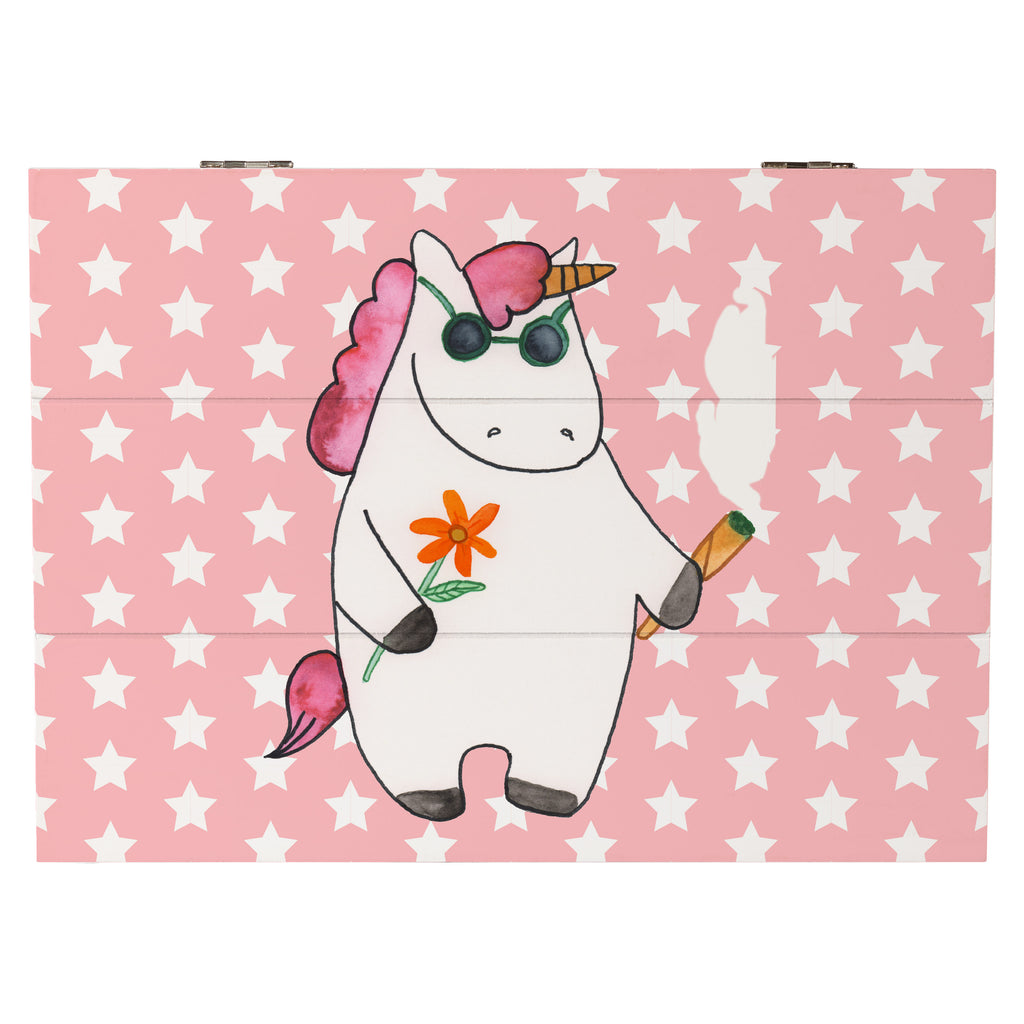 Holzkiste Einhorn Woodstock Holzkiste, Kiste, Schatzkiste, Truhe, Schatulle, XXL, Erinnerungsbox, Erinnerungskiste, Dekokiste, Aufbewahrungsbox, Einhorn, Einhörner, Einhorn Deko, Pegasus, Unicorn, Kiffen, Joint, Zigarette, Alkohol, Party, Spaß. lustig, witzig, Woodstock