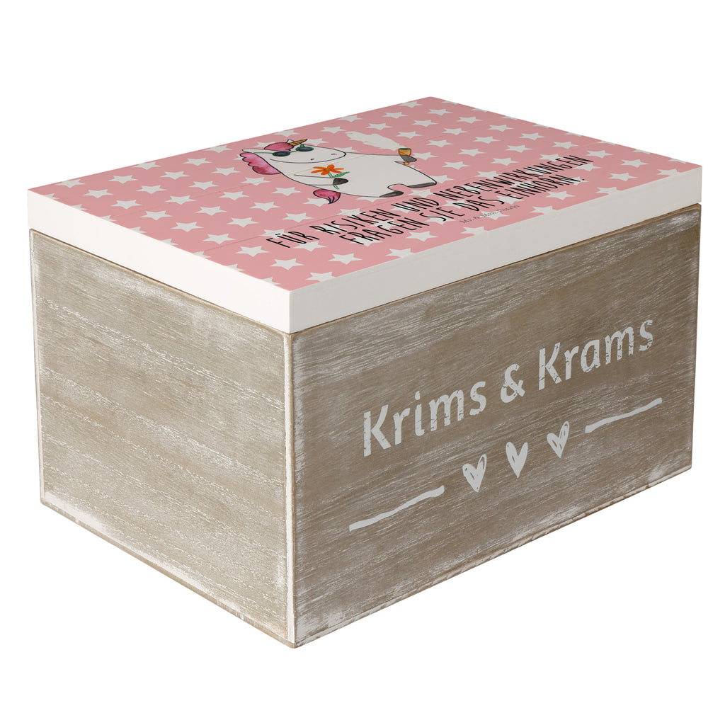 Holzkiste Einhorn Woodstock Holzkiste, Kiste, Schatzkiste, Truhe, Schatulle, XXL, Erinnerungsbox, Erinnerungskiste, Dekokiste, Aufbewahrungsbox, Einhorn, Einhörner, Einhorn Deko, Pegasus, Unicorn, Kiffen, Joint, Zigarette, Alkohol, Party, Spaß. lustig, witzig, Woodstock