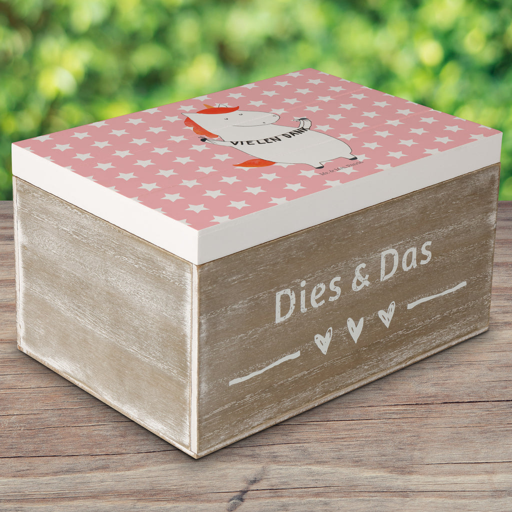 Holzkiste Einhorn Vielen Dank Holzkiste, Kiste, Schatzkiste, Truhe, Schatulle, XXL, Erinnerungsbox, Erinnerungskiste, Dekokiste, Aufbewahrungsbox, Einhorn, Einhörner, Einhorn Deko, Pegasus, Unicorn, Danke, vielen Dank, Dankeschön, Danksagung