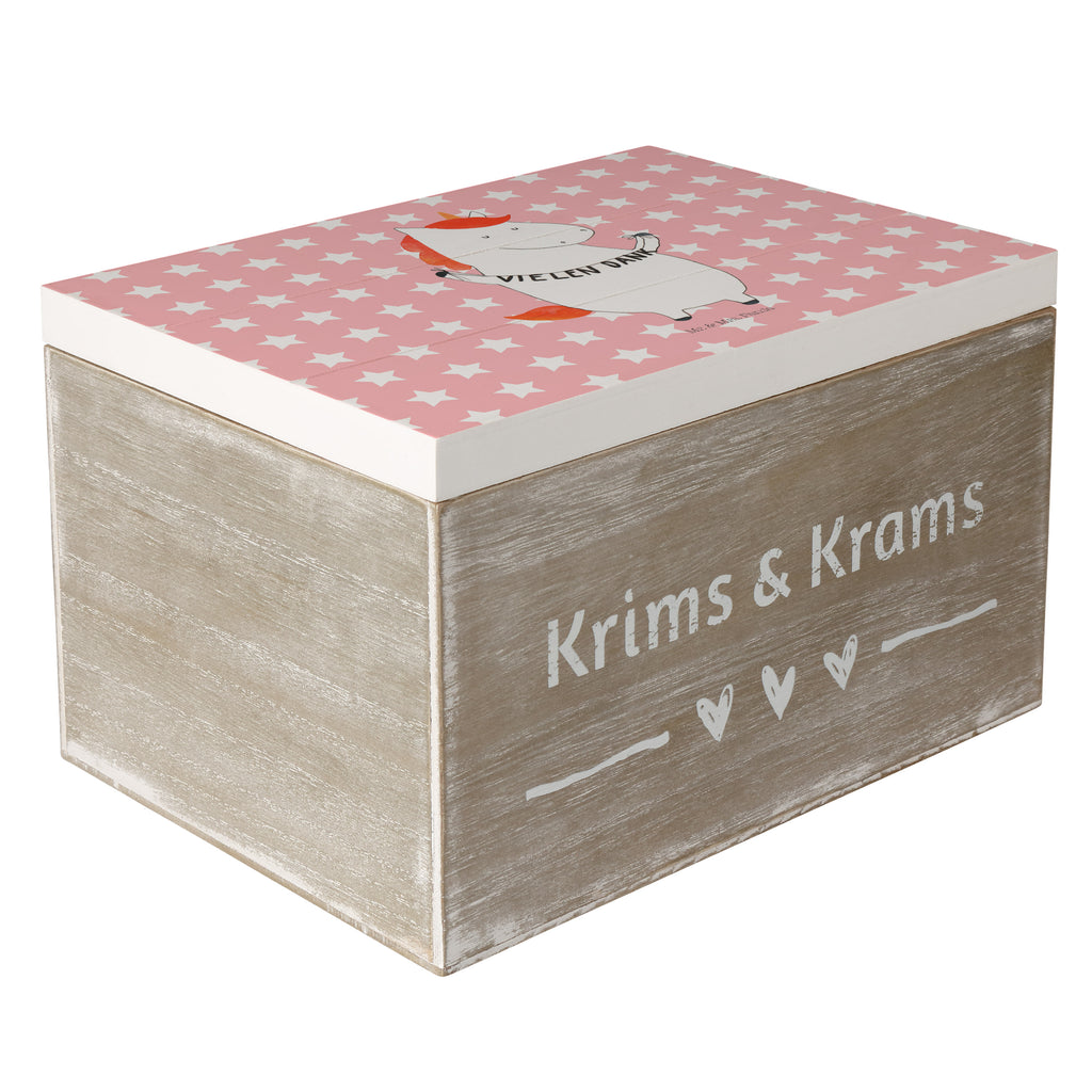 Holzkiste Einhorn Vielen Dank Holzkiste, Kiste, Schatzkiste, Truhe, Schatulle, XXL, Erinnerungsbox, Erinnerungskiste, Dekokiste, Aufbewahrungsbox, Einhorn, Einhörner, Einhorn Deko, Pegasus, Unicorn, Danke, vielen Dank, Dankeschön, Danksagung