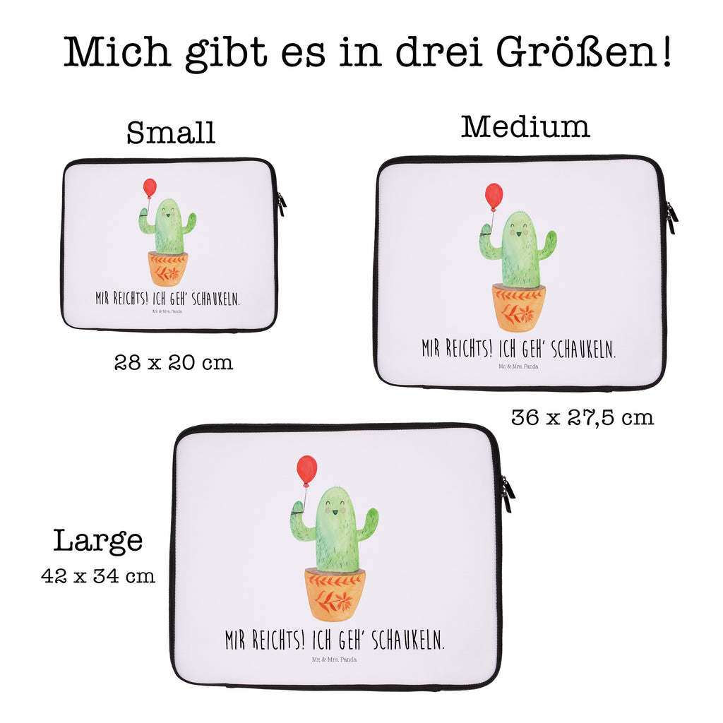 20 x 28 Notebook Tasche  Kaktus Luftballon Notebook Tasche, Laptop, Computertasche, Tasche, Kaktus, Kakteen, Luftballon, Neustart, Freude, Büro, Stress, Büroalltag, Freundin, Freund, Ausbildung, Prüfung