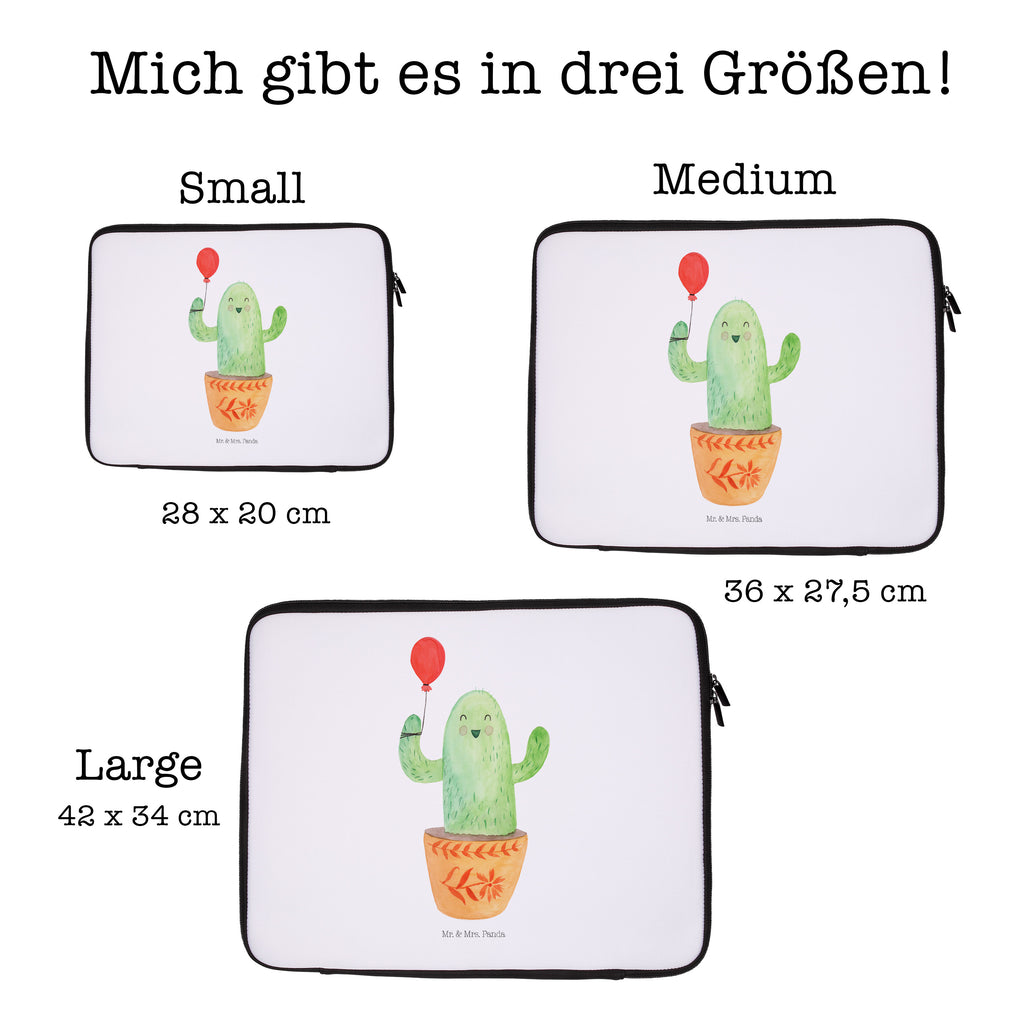 20 x 28 Notebook Tasche  Kaktus Luftballon Notebook Tasche, Laptop, Computertasche, Tasche, Kaktus, Kakteen, Luftballon, Neustart, Freude, Büro, Stress, Büroalltag, Freundin, Freund, Ausbildung, Prüfung