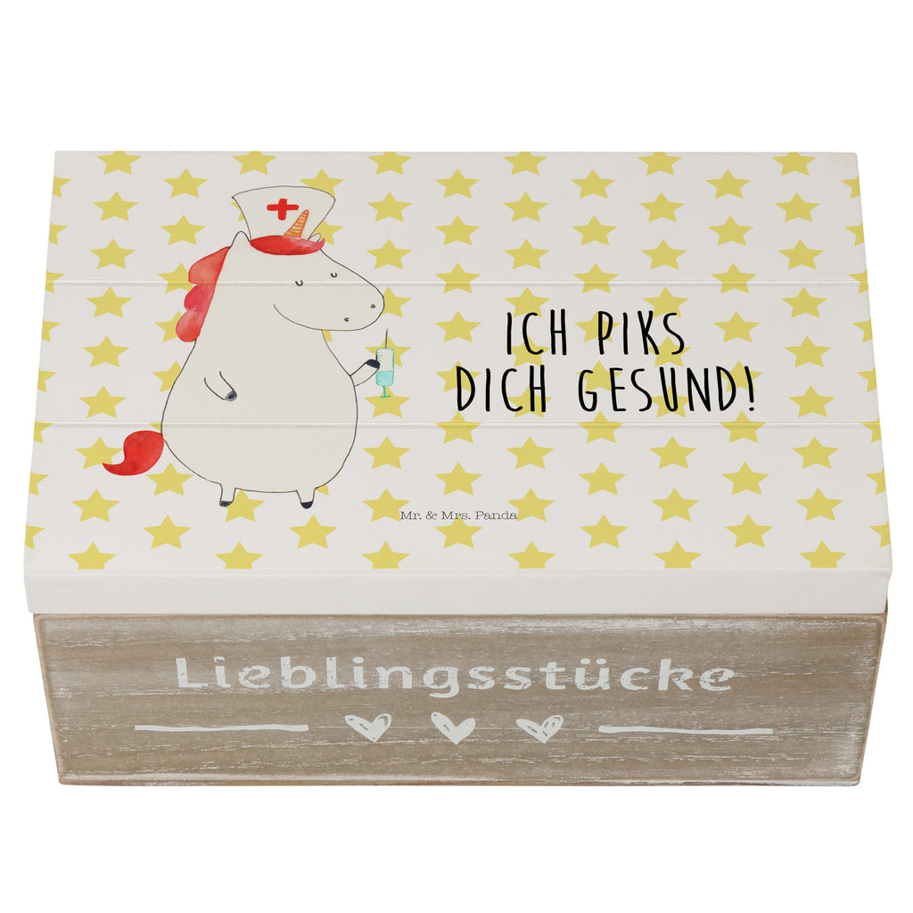 Holzkiste Einhorn Krankenschwester Holzkiste, Kiste, Schatzkiste, Truhe, Schatulle, XXL, Erinnerungsbox, Erinnerungskiste, Dekokiste, Aufbewahrungsbox, Einhorn, Einhörner, Einhorn Deko, Pegasus, Unicorn, Krankenschwester Geschenk, Krankenpfleger Geschenk, Krankenpflegerin, Krankenschwester Dankeschön, Krankenhaus, Ärztin Geschenk