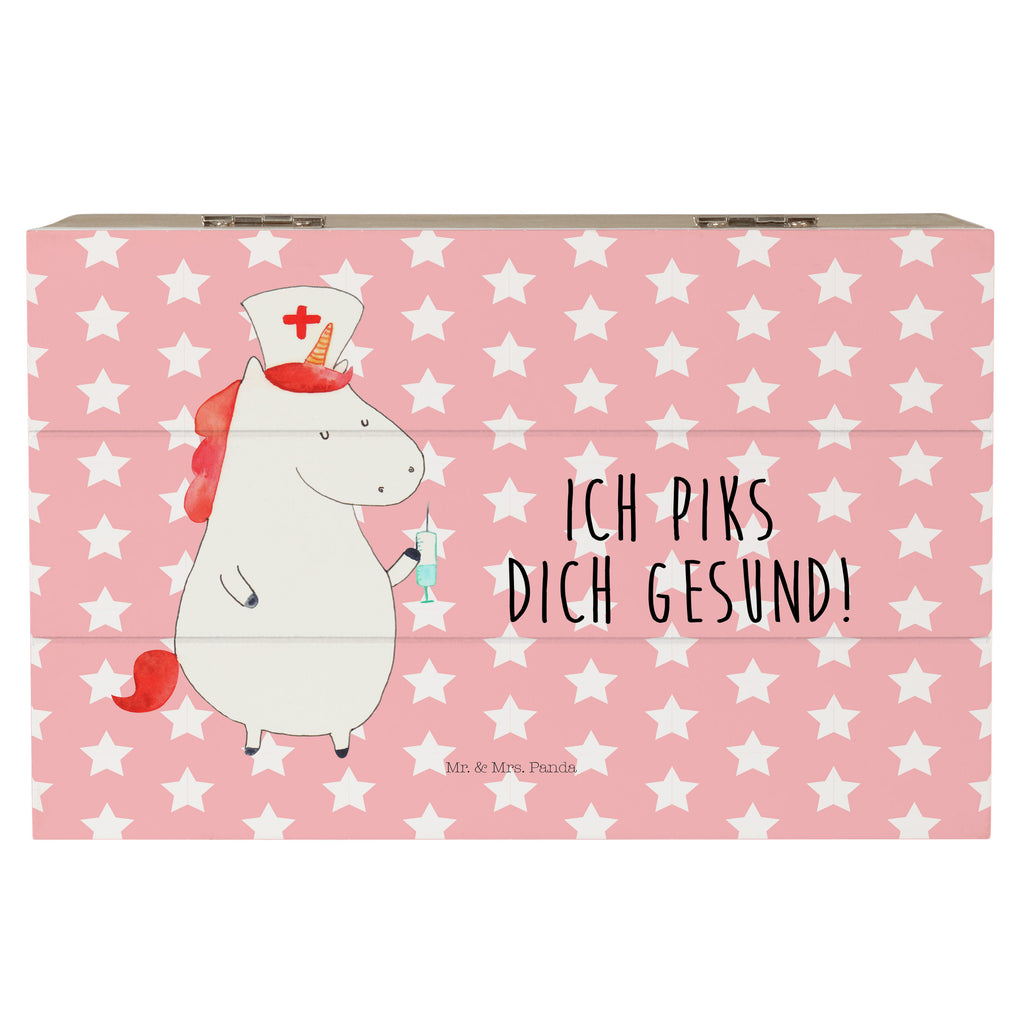 Holzkiste Einhorn Krankenschwester Holzkiste, Kiste, Schatzkiste, Truhe, Schatulle, XXL, Erinnerungsbox, Erinnerungskiste, Dekokiste, Aufbewahrungsbox, Einhorn, Einhörner, Einhorn Deko, Pegasus, Unicorn, Krankenschwester Geschenk, Krankenpfleger Geschenk, Krankenpflegerin, Krankenschwester Dankeschön, Krankenhaus, Ärztin Geschenk