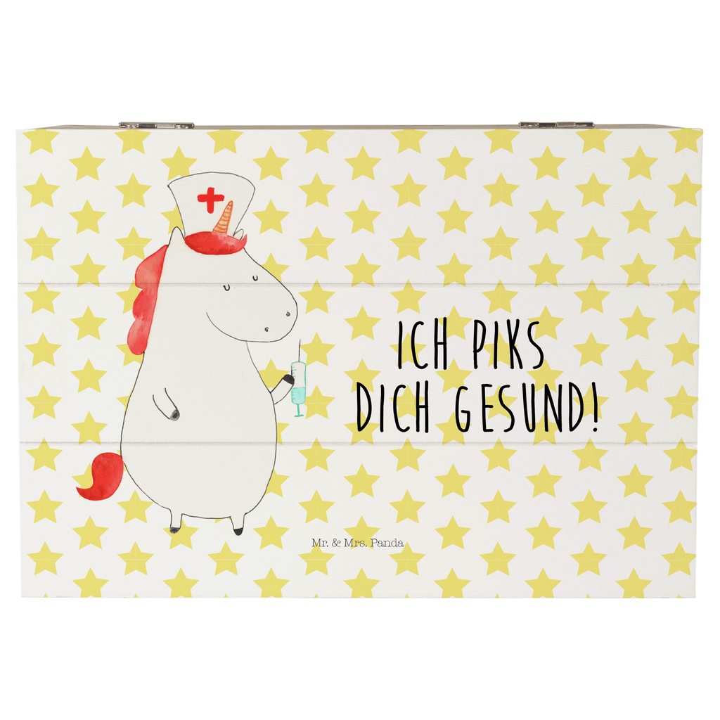 Holzkiste Einhorn Krankenschwester Holzkiste, Kiste, Schatzkiste, Truhe, Schatulle, XXL, Erinnerungsbox, Erinnerungskiste, Dekokiste, Aufbewahrungsbox, Einhorn, Einhörner, Einhorn Deko, Pegasus, Unicorn, Krankenschwester Geschenk, Krankenpfleger Geschenk, Krankenpflegerin, Krankenschwester Dankeschön, Krankenhaus, Ärztin Geschenk