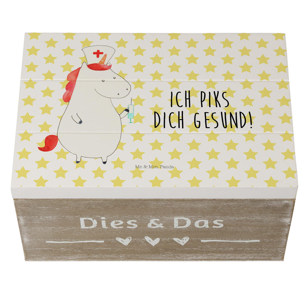 Holzkiste Einhorn Krankenschwester Holzkiste, Kiste, Schatzkiste, Truhe, Schatulle, XXL, Erinnerungsbox, Erinnerungskiste, Dekokiste, Aufbewahrungsbox, Einhorn, Einhörner, Einhorn Deko, Pegasus, Unicorn, Krankenschwester Geschenk, Krankenpfleger Geschenk, Krankenpflegerin, Krankenschwester Dankeschön, Krankenhaus, Ärztin Geschenk