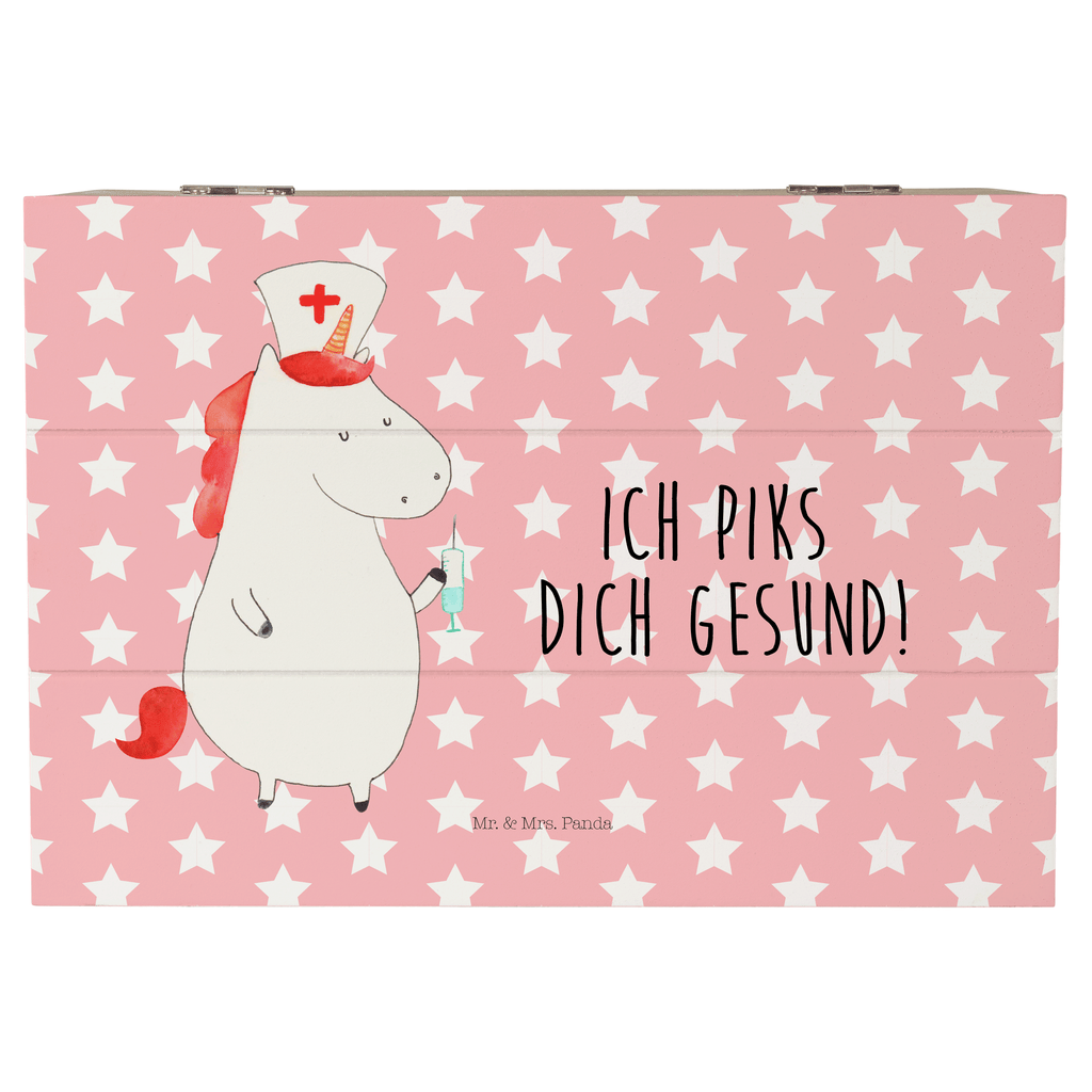 Holzkiste Einhorn Krankenschwester Holzkiste, Kiste, Schatzkiste, Truhe, Schatulle, XXL, Erinnerungsbox, Erinnerungskiste, Dekokiste, Aufbewahrungsbox, Einhorn, Einhörner, Einhorn Deko, Pegasus, Unicorn, Krankenschwester Geschenk, Krankenpfleger Geschenk, Krankenpflegerin, Krankenschwester Dankeschön, Krankenhaus, Ärztin Geschenk