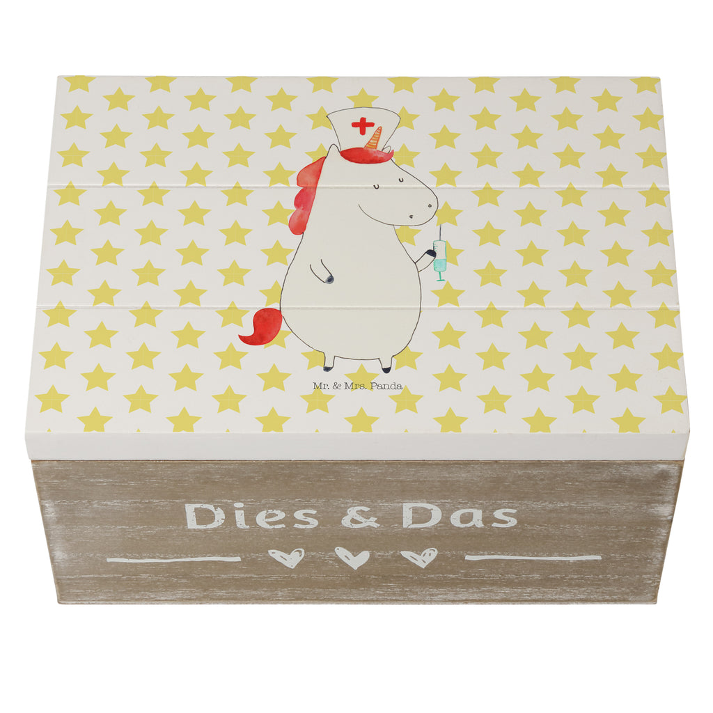 Holzkiste Einhorn Krankenschwester Holzkiste, Kiste, Schatzkiste, Truhe, Schatulle, XXL, Erinnerungsbox, Erinnerungskiste, Dekokiste, Aufbewahrungsbox, Einhorn, Einhörner, Einhorn Deko, Pegasus, Unicorn, Krankenschwester Geschenk, Krankenpfleger Geschenk, Krankenpflegerin, Krankenschwester Dankeschön, Krankenhaus, Ärztin Geschenk