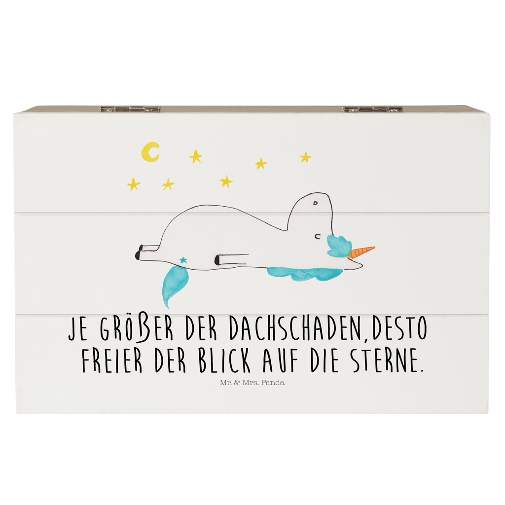 Holzkiste Einhorn Sternenhimmel Holzkiste, Kiste, Schatzkiste, Truhe, Schatulle, XXL, Erinnerungsbox, Erinnerungskiste, Dekokiste, Aufbewahrungsbox, Einhorn, Einhörner, Einhorn Deko, Pegasus, Unicorn, Sterne, Dachschaden, Verrückt, Sternenhimmel