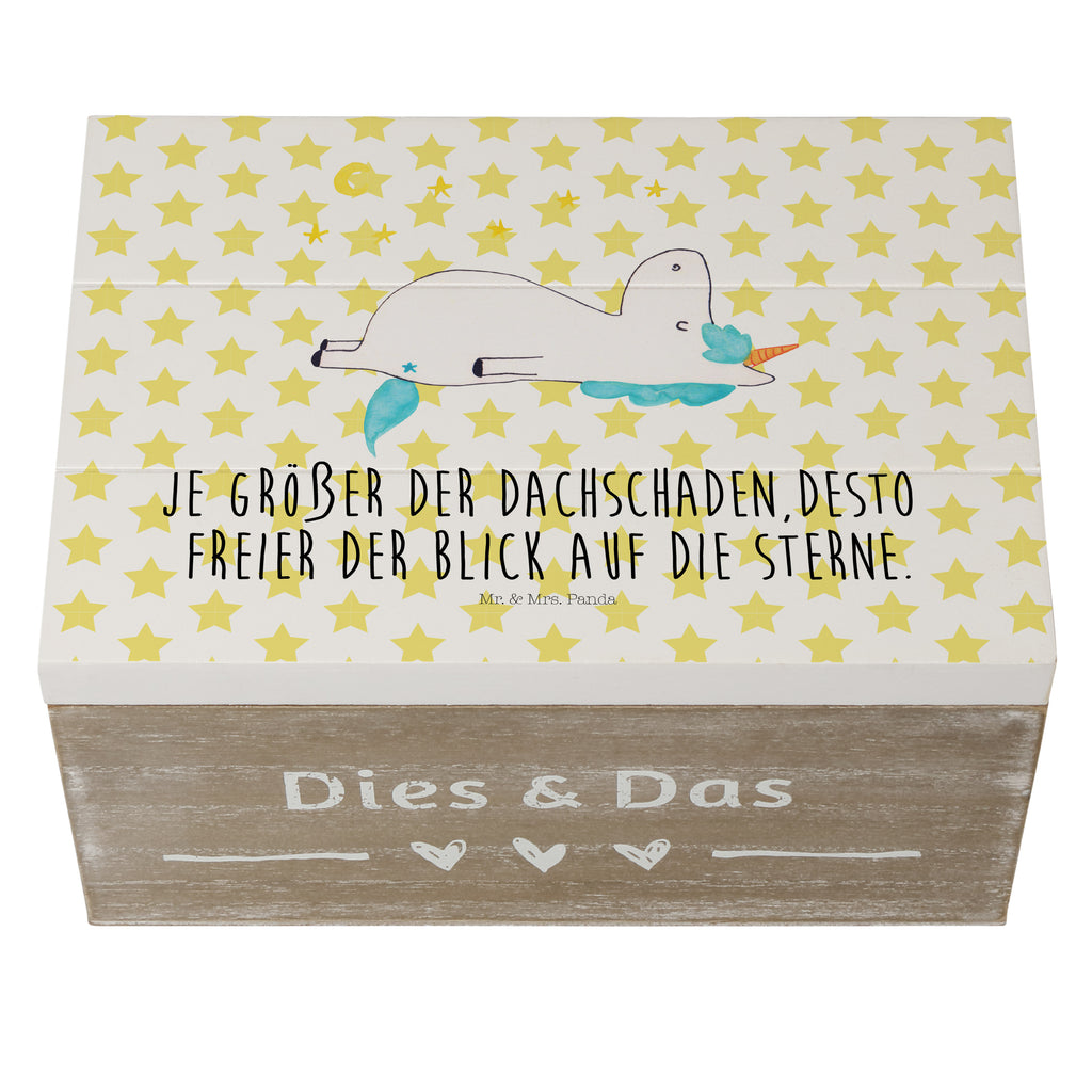 Holzkiste Einhorn Sternenhimmel Holzkiste, Kiste, Schatzkiste, Truhe, Schatulle, XXL, Erinnerungsbox, Erinnerungskiste, Dekokiste, Aufbewahrungsbox, Einhorn, Einhörner, Einhorn Deko, Pegasus, Unicorn, Sterne, Dachschaden, Verrückt, Sternenhimmel