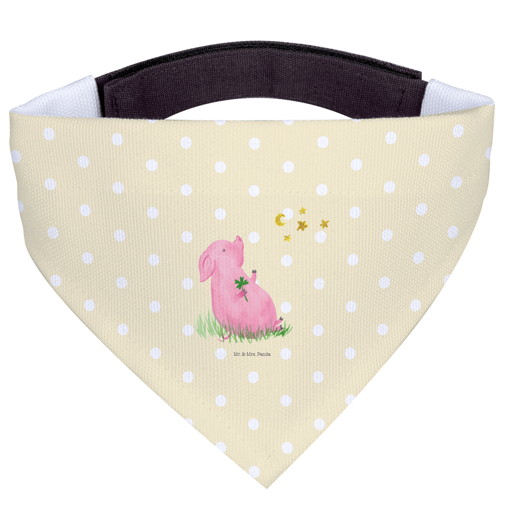 Hundehalstuch S Glücksschwein Hundehalstuch, Halstuch, Hunde, Tuch, klein, kleine Hunde, Tiermotive, Gute Laune, lustige Sprüche, Tiere, Glücksschwein. Glück, Schwein, Schweinchen, Sterne, Sernchen, Ziele, Träume, Motivation, Glücksbringer