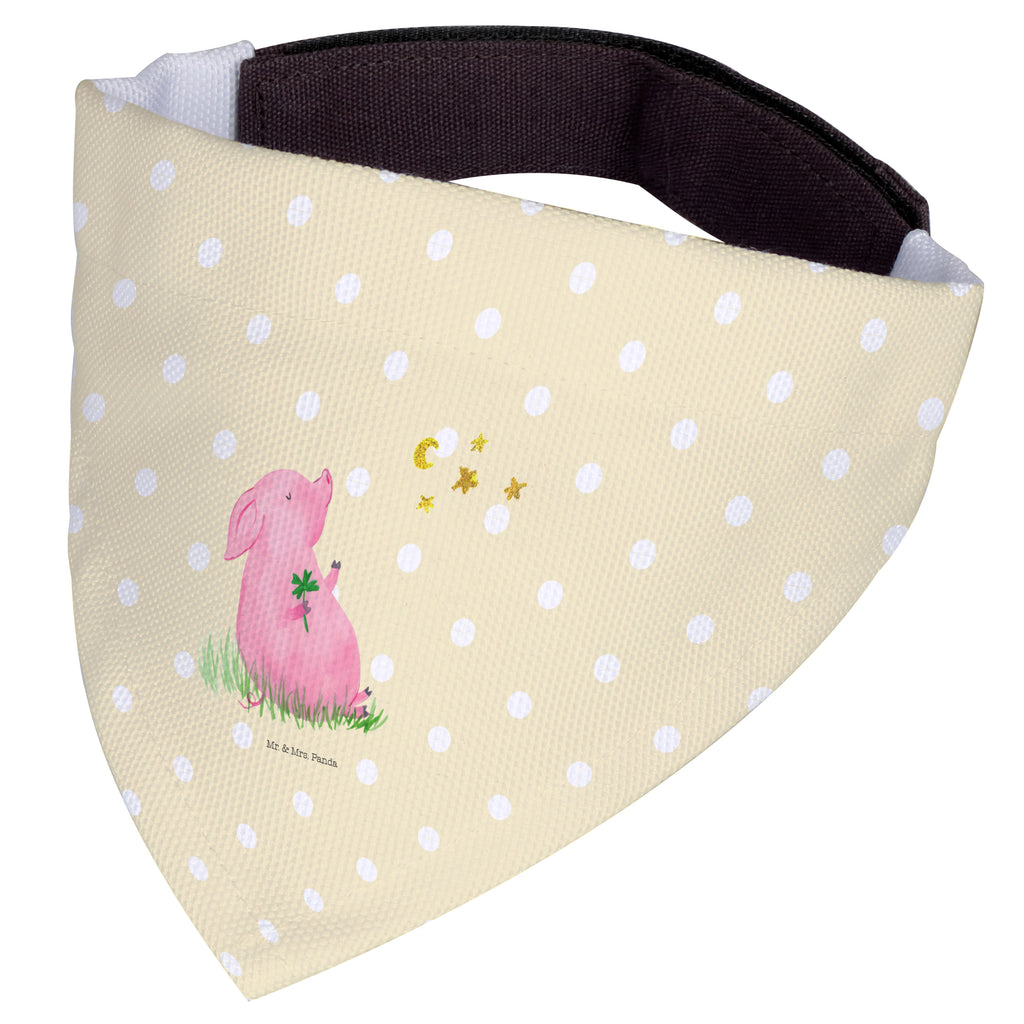 Hundehalstuch S Glücksschwein Hundehalstuch, Halstuch, Hunde, Tuch, klein, kleine Hunde, Tiermotive, Gute Laune, lustige Sprüche, Tiere, Glücksschwein. Glück, Schwein, Schweinchen, Sterne, Sernchen, Ziele, Träume, Motivation, Glücksbringer