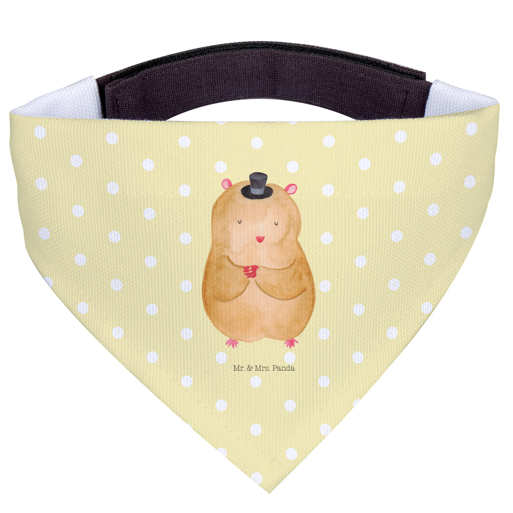 Hundehalstuch M Hamster mit Hut Hundehalstuch, Halstuch, Hunde, Tuch, mittel, mittelgroße Hunde, Tiermotive, Gute Laune, lustige Sprüche, Tiere, Hamster, Hut, Magier, Zylinder, Zwerghamster, Zauberer, Houdini