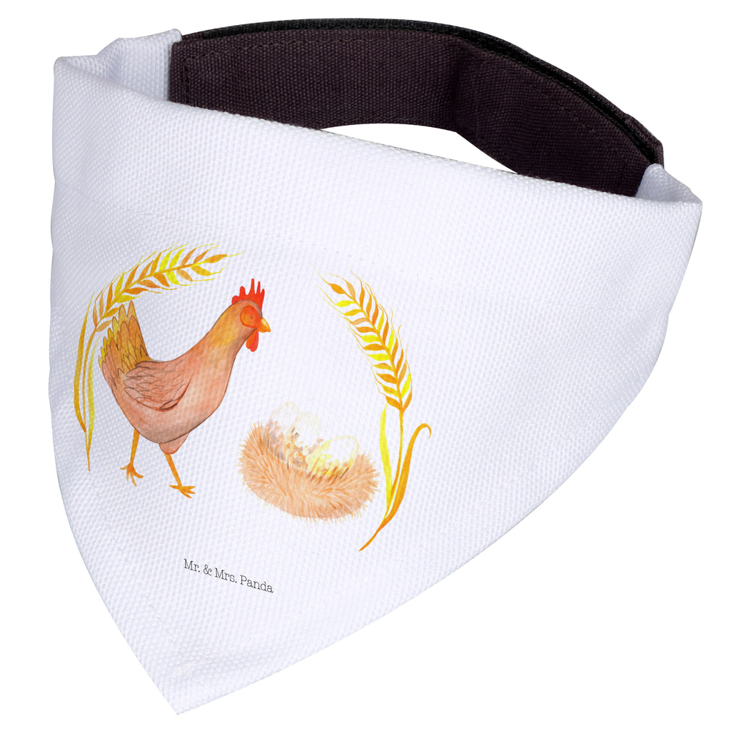 Hundehalstuch L Huhn stolz Hundehalstuch, Halstuch, Hunde, Tuch, groß, große Hunde, Bauernhof, Hoftiere, Landwirt, Landwirtin, Hahn, Henne, Hühner, Eier, Hof, Landleben, Motivation, Geburt, Magie, Spruch, Schwangerschaft