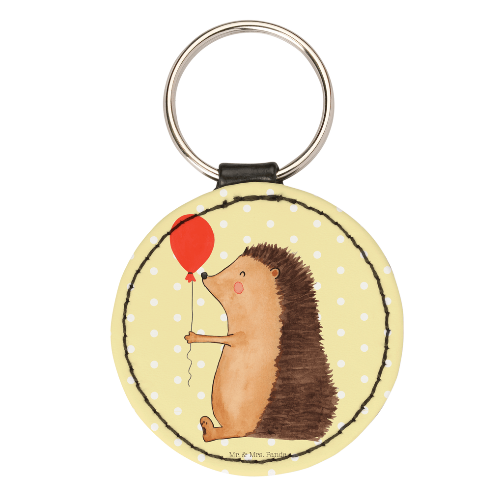 Rund Schlüsselanhänger Igel mit Luftballon Schlüsselanhänger, Anhänger, Taschenanhänger, Glücksbringer, Schutzengel, Tiermotive, Gute Laune, lustige Sprüche, Tiere, Igel, Geburtstag, Herzlichen Glückwunsch, Glückwunsch, Geburtstagskind, Ballon, Happy Birthday