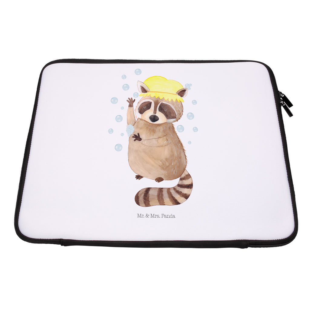 27 x 36 Notebook Tasche  Waschbär Notebook Tasche, Laptop, Computertasche, Tasche, Damen, Schutzhülle, Tiermotive, Gute Laune, lustige Sprüche, Tiere, Waschbär, Tagträumen, Plan, Fröhlich, waschen, Seifenblasen