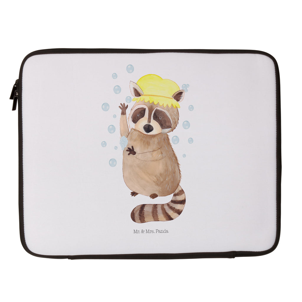 27 x 36 Notebook Tasche  Waschbär Notebook Tasche, Laptop, Computertasche, Tasche, Damen, Schutzhülle, Tiermotive, Gute Laune, lustige Sprüche, Tiere, Waschbär, Tagträumen, Plan, Fröhlich, waschen, Seifenblasen