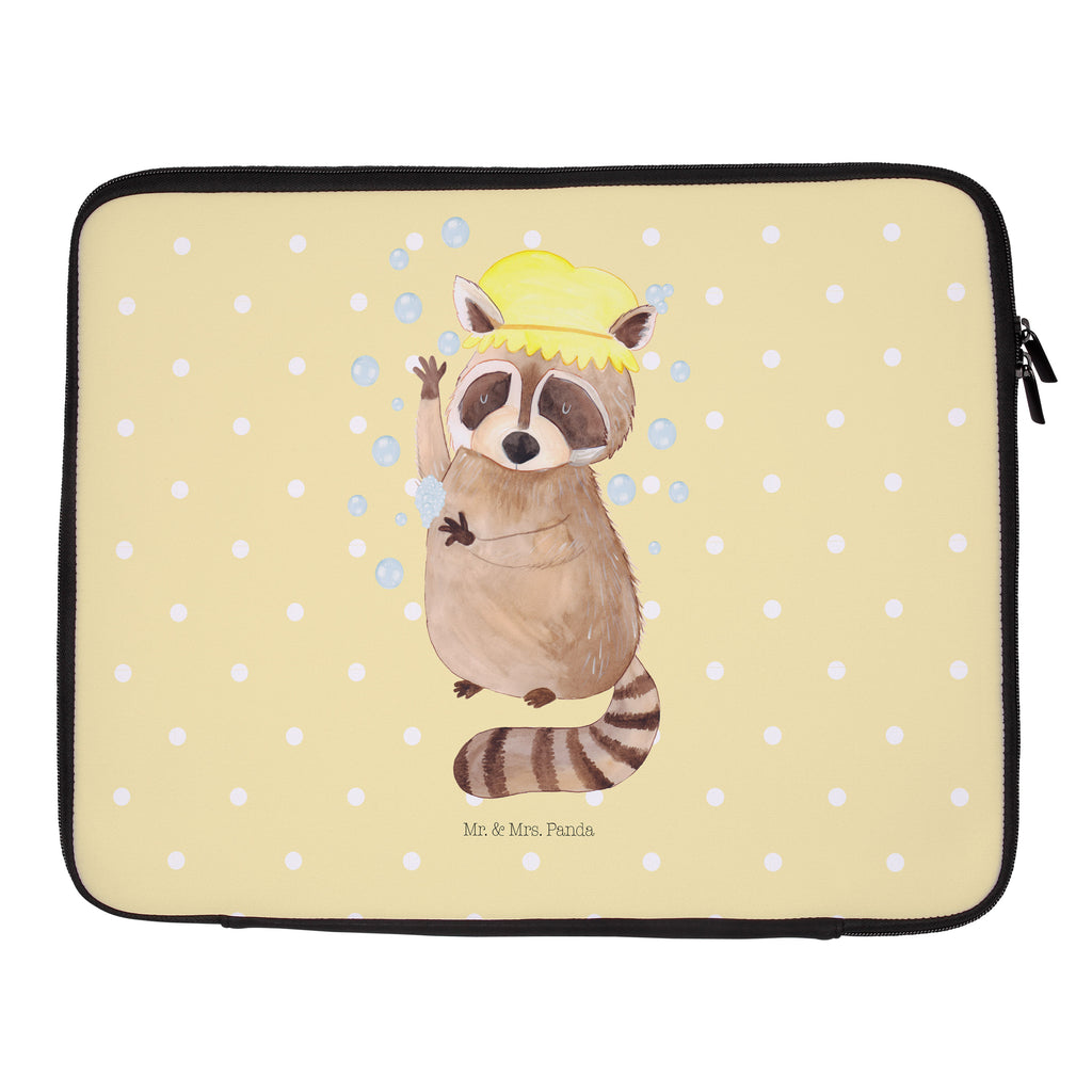 27 x 36 Notebook Tasche  Waschbär Notebook Tasche, Laptop, Computertasche, Tasche, Damen, Schutzhülle, Tiermotive, Gute Laune, lustige Sprüche, Tiere, Waschbär, Tagträumen, Plan, Fröhlich, waschen, Seifenblasen